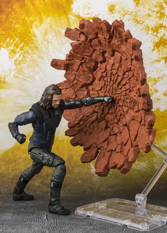 Bandai Tamashii Nations S.H. Figuarts Bucky Barnes (Battle of Wakanda ver.) With Tamashii Effect Impact Accessory - Bandai Tamashii Nations (Marvel Studios Avengers: Infinity War) action figure collectible [Barcode 4573102551771] - Main Image 4