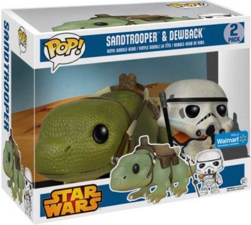 2 Pack Sandtrooper & Dewback - Funko Pop! (Funko Pop!) action figure collectible [Barcode 849803064525] - Main Image 3