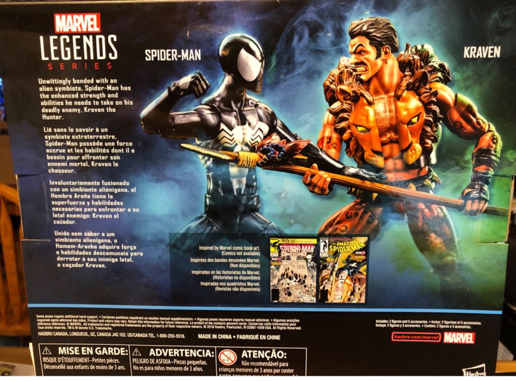 Marvel Legends Spider-Man Foes 2 Pack - Hasbro - Marvel Legends (Kraven’s Last Hunt) action figure collectible [Barcode 630509807444] - Main Image 2