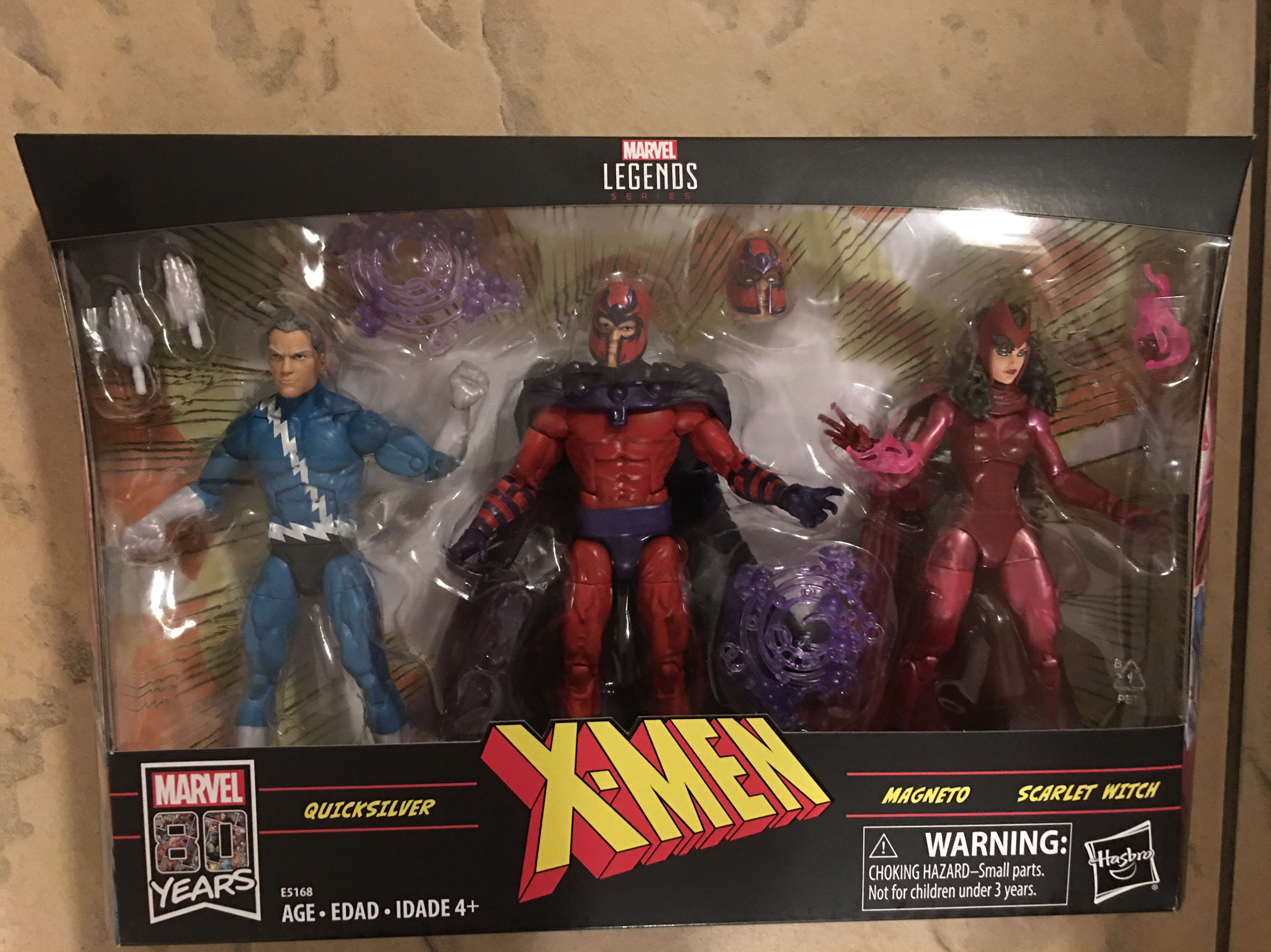 Quicksilver, Magneto, & Scarlet Witch - Hasbro (Marvel Legends) action figure collectible [Barcode 630509821501] - Main Image 3