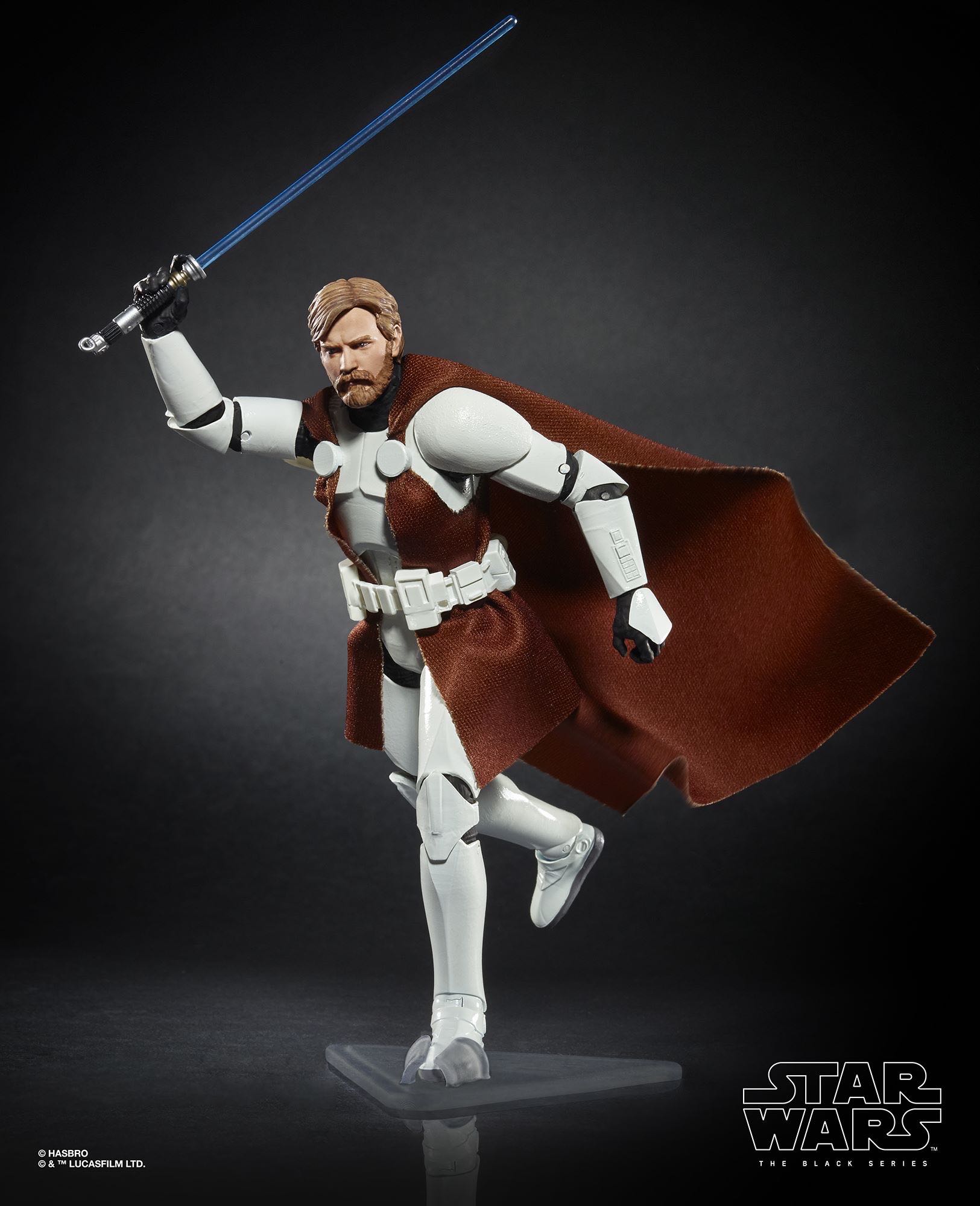 Obi-Wan Kenobi (Clone Commander) - Hasbro (Red & Black Line) action figure collectible [Barcode 630509818075] - Main Image 4