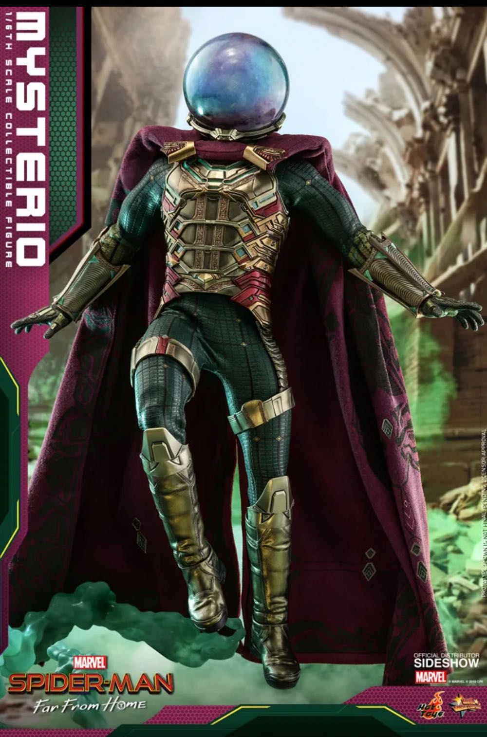 Mysterio - Hot Toys / Sideshow (Movie Masterpiece Series - Spider-Man: Far From Home) action figure collectible - Main Image 3