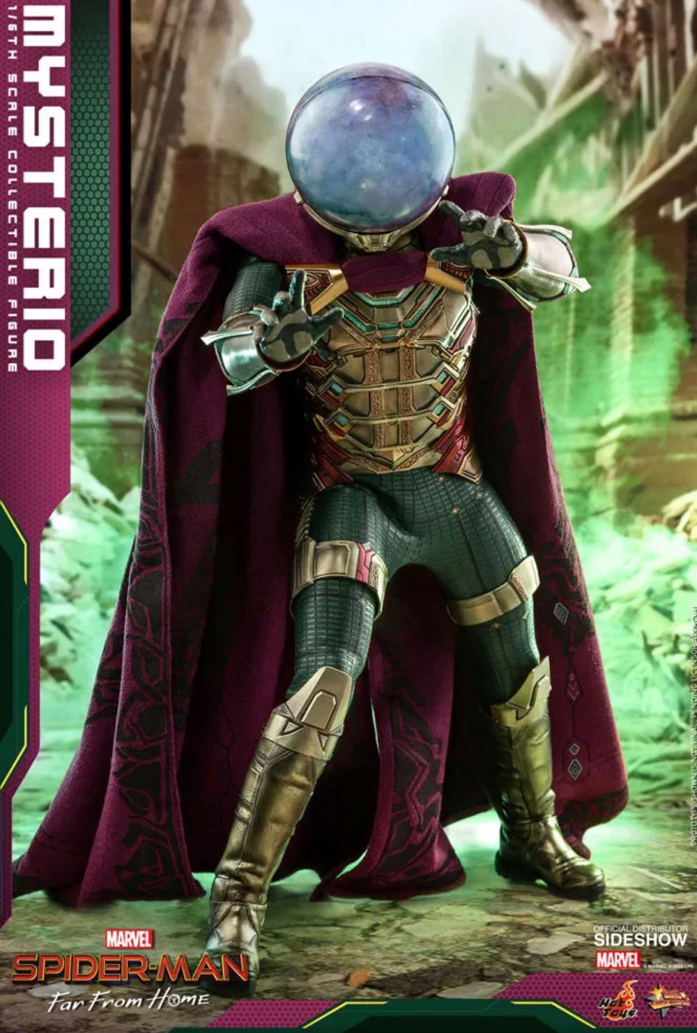 Mysterio - Hot Toys / Sideshow (Movie Masterpiece Series - Spider-Man: Far From Home) action figure collectible - Main Image 4