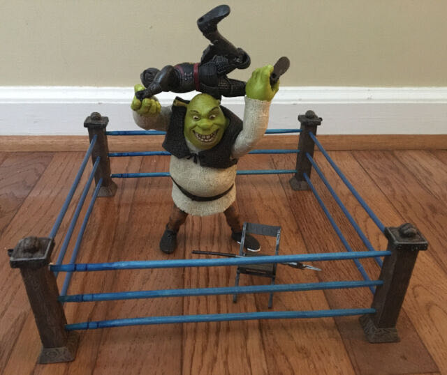 Shrek - Wrestling Showdown - McFarland Toys action figure collectible [Barcode 787926202021] - Main Image 2