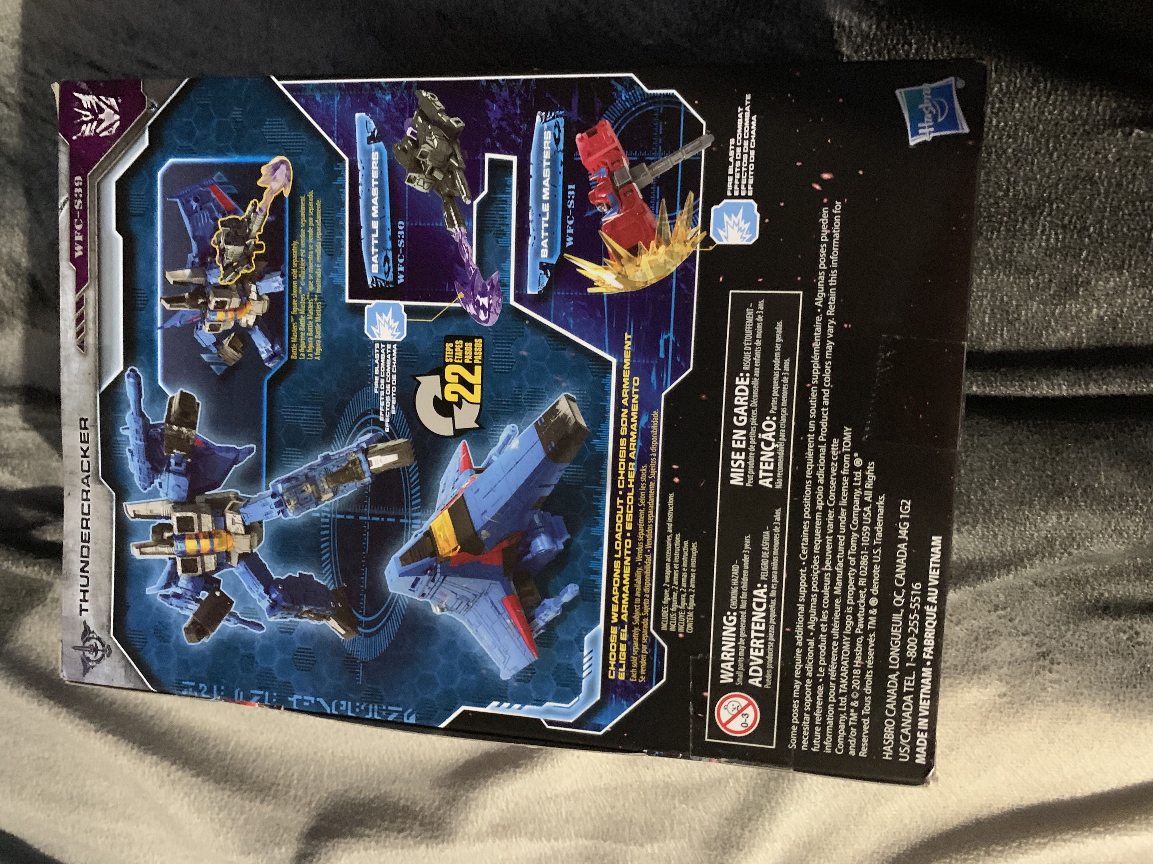 Transformers Siege Thundercracker - Hasbro/Takara Tomy (Transformers War For Cybertron: Siege) action figure collectible [Barcode 630509778126] - Main Image 2