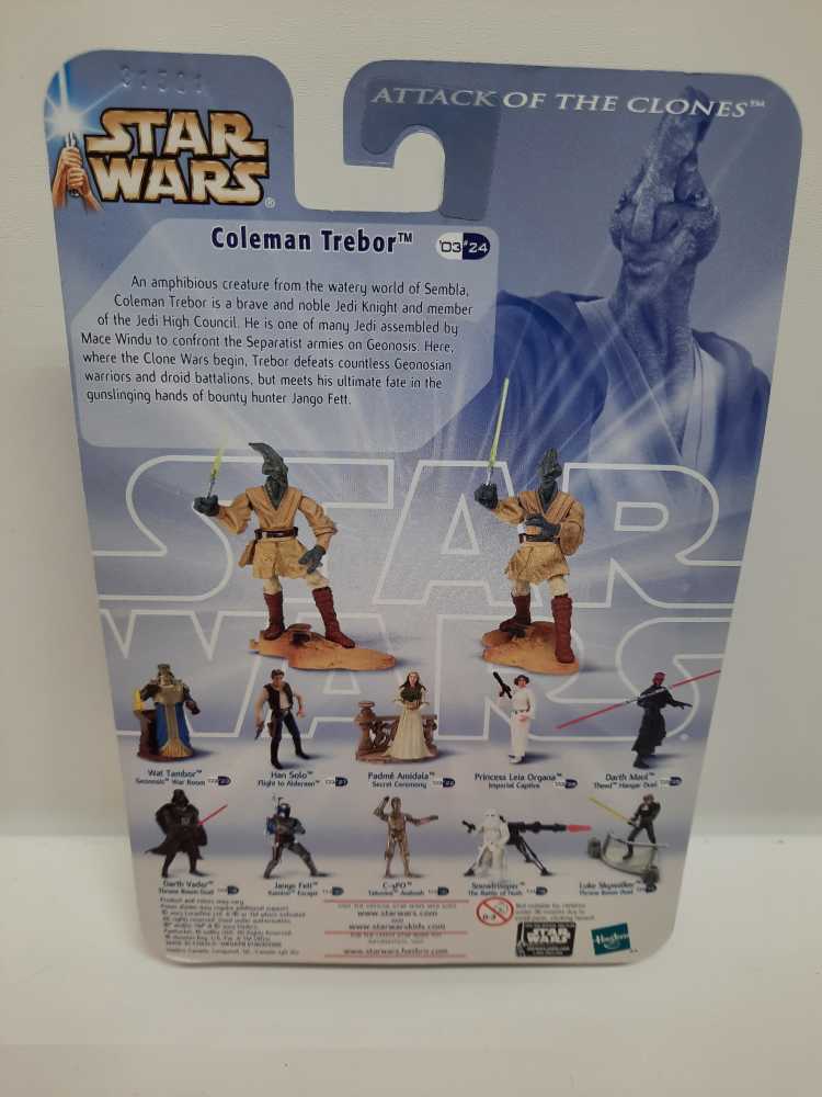 Coleman Trebor (Battle Of Geonosis) - Hasbro (Star Wars: Saga Collection: 3”) action figure collectible [Barcode 076930849910] - Main Image 2