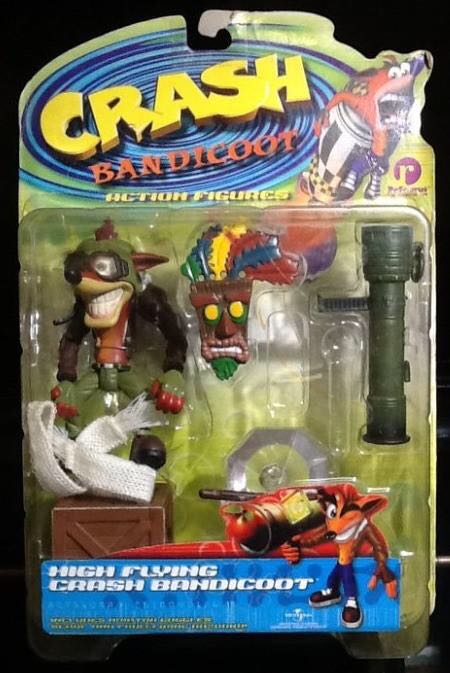 Crash Bandicoot - High Flying Crash Bandicoot  action figure collectible - Main Image 2