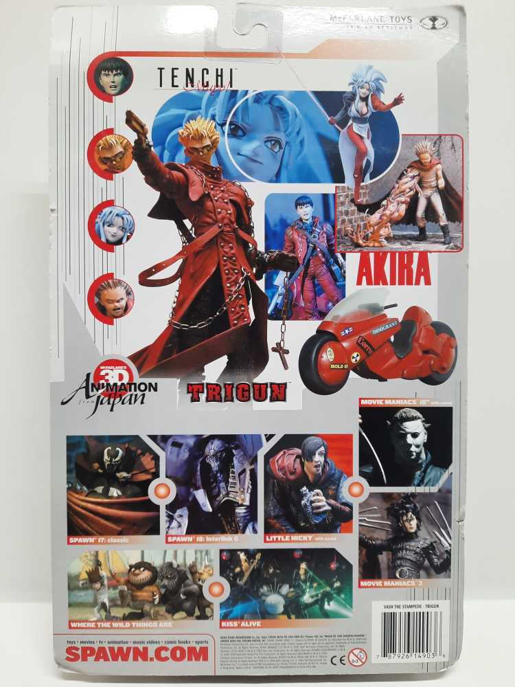 Trigun Vash The Stampede - McFarlane Toys (Trigun: 6”) action figure collectible [Barcode 787926149036] - Main Image 2