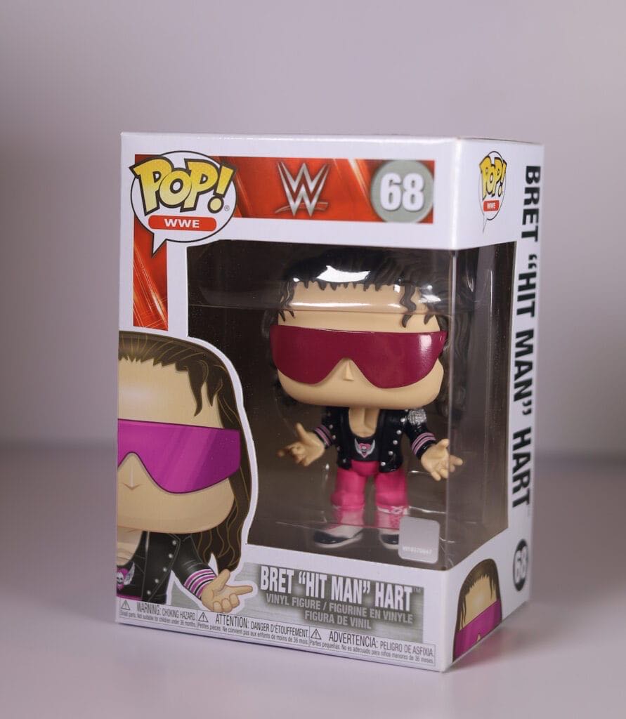 Bret “Hitman” Hart Funko - Funko Pop! (Wrestleling) action figure collectible [Barcode 889698419444] - Main Image 3