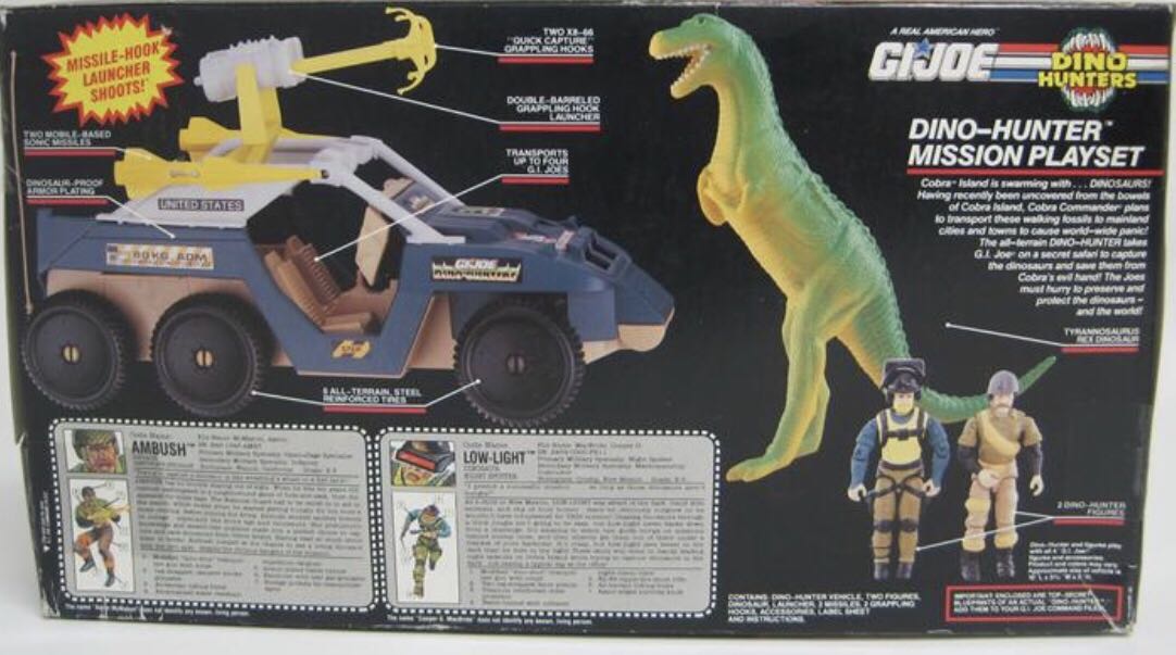Gi Joe Dino Hunters - Hasbro GiJoe (GI Joe: A Real American Hero) action figure collectible - Main Image 2