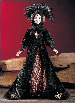 Queen Amidala Portrait Edition (Black Travel Gown) - Hasbro (Star Wars: The Phantom Menace) action figure collectible [Barcode 076281617732] - Main Image 2