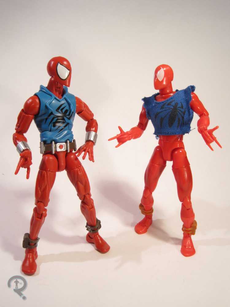 Toybiz Spider-man Classics Series I Scarlet Spider - Toy Biz (Spider-Man Classic) action figure collectible [Barcode 035112470229] - Main Image 3