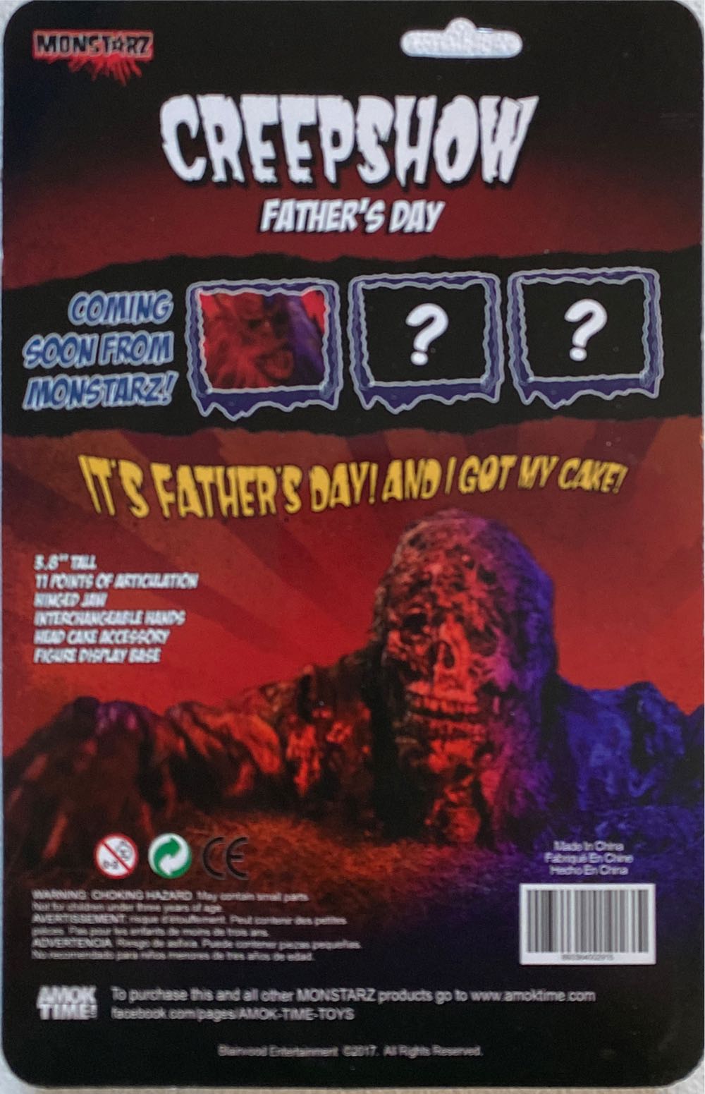 Creepshow Fathers Day - Monstarz action figure collectible [Barcode 893364002915] - Main Image 2