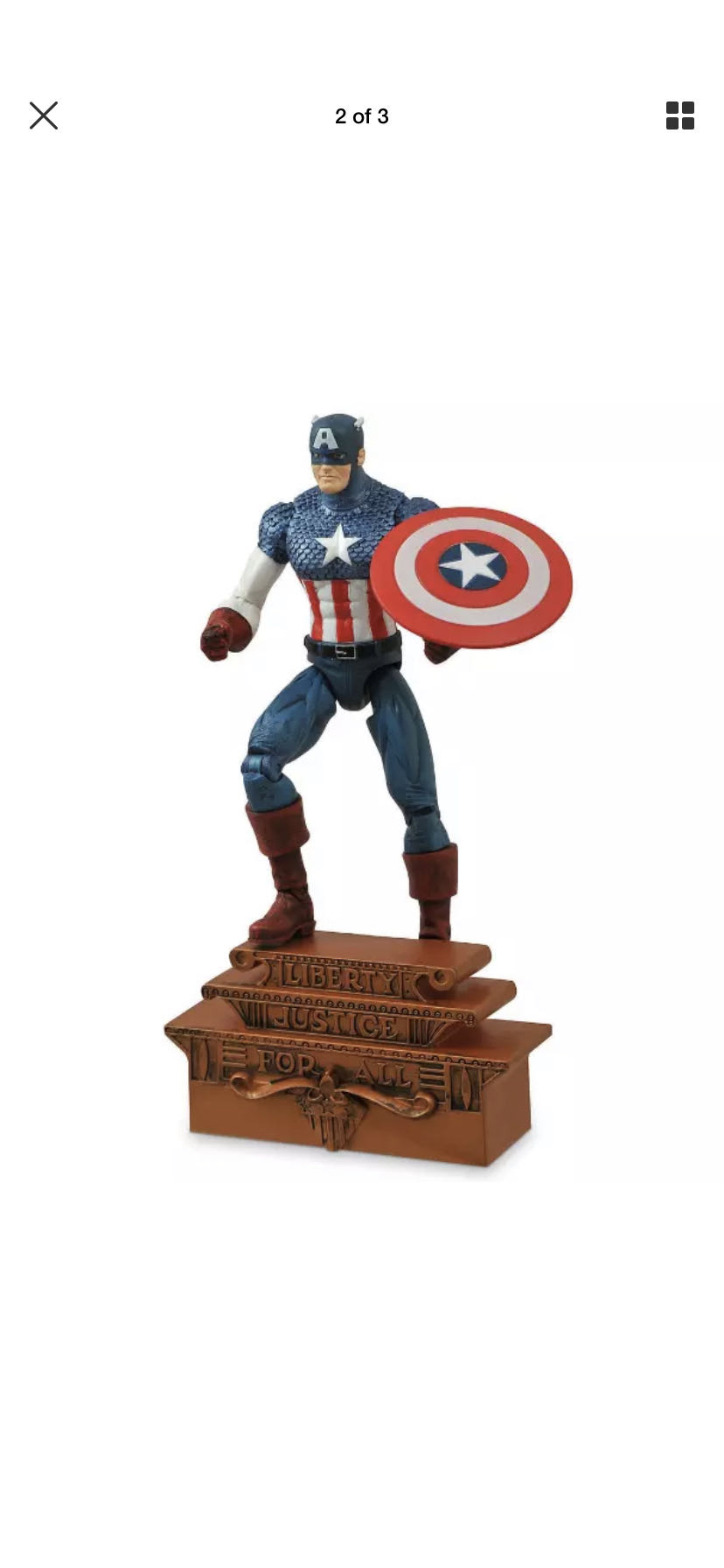 Marvel Select Captain America - Marvel Select (Captain America) action figure collectible - Main Image 2