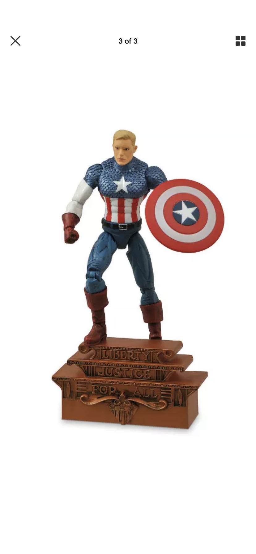 Marvel Select Captain America - Marvel Select (Captain America) action figure collectible - Main Image 3