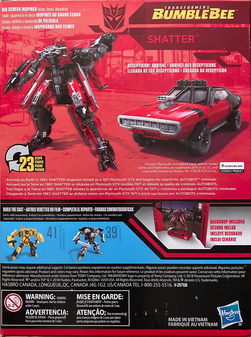 40 Shatter Boxed - Hasbro (Studio Series) action figure collectible [Barcode 630509788835] - Main Image 4