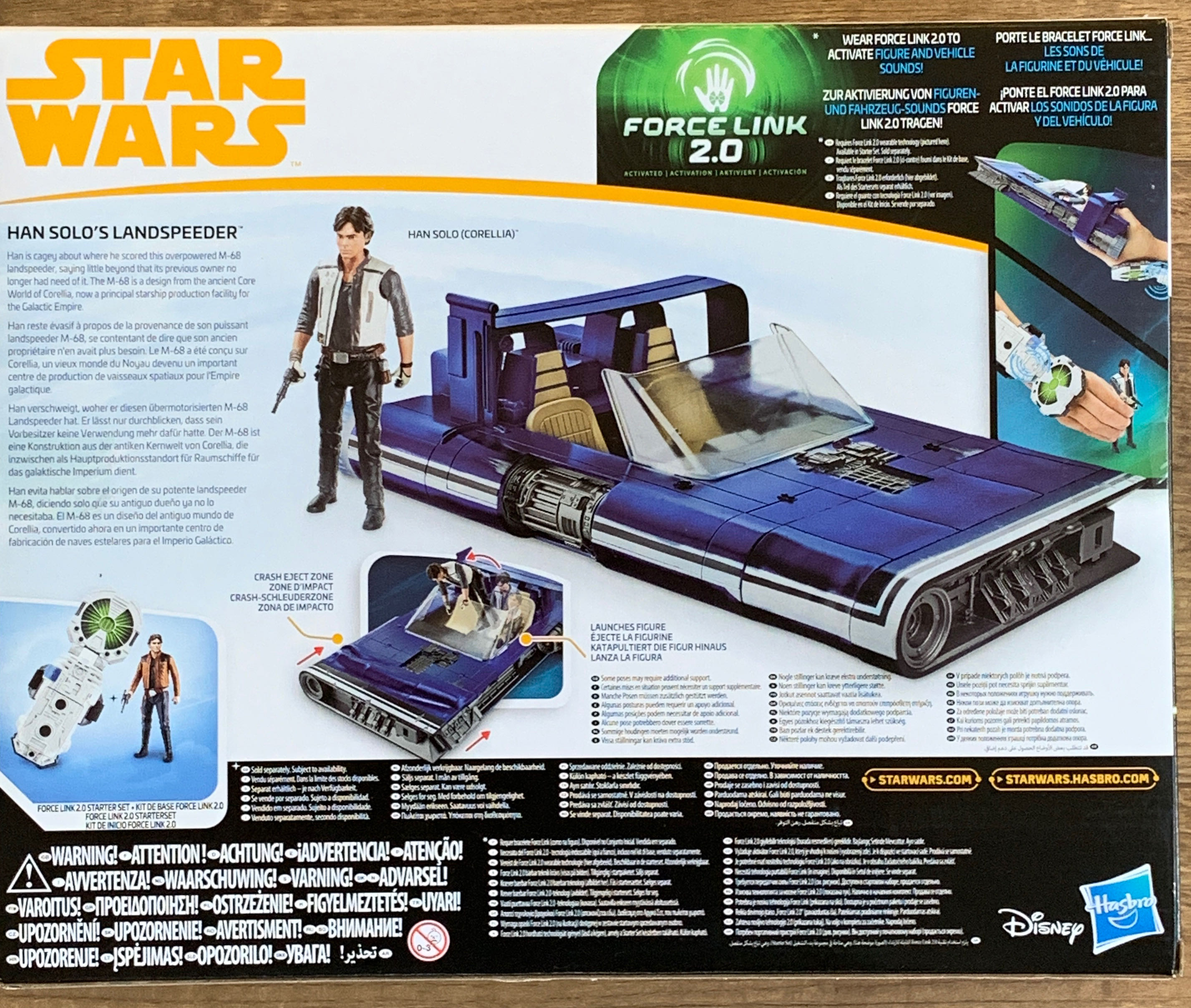 E1263 Han Solos Landspeeder - Hasbro (Star Wars - Solo) action figure collectible [Barcode 5010993452927] - Main Image 2