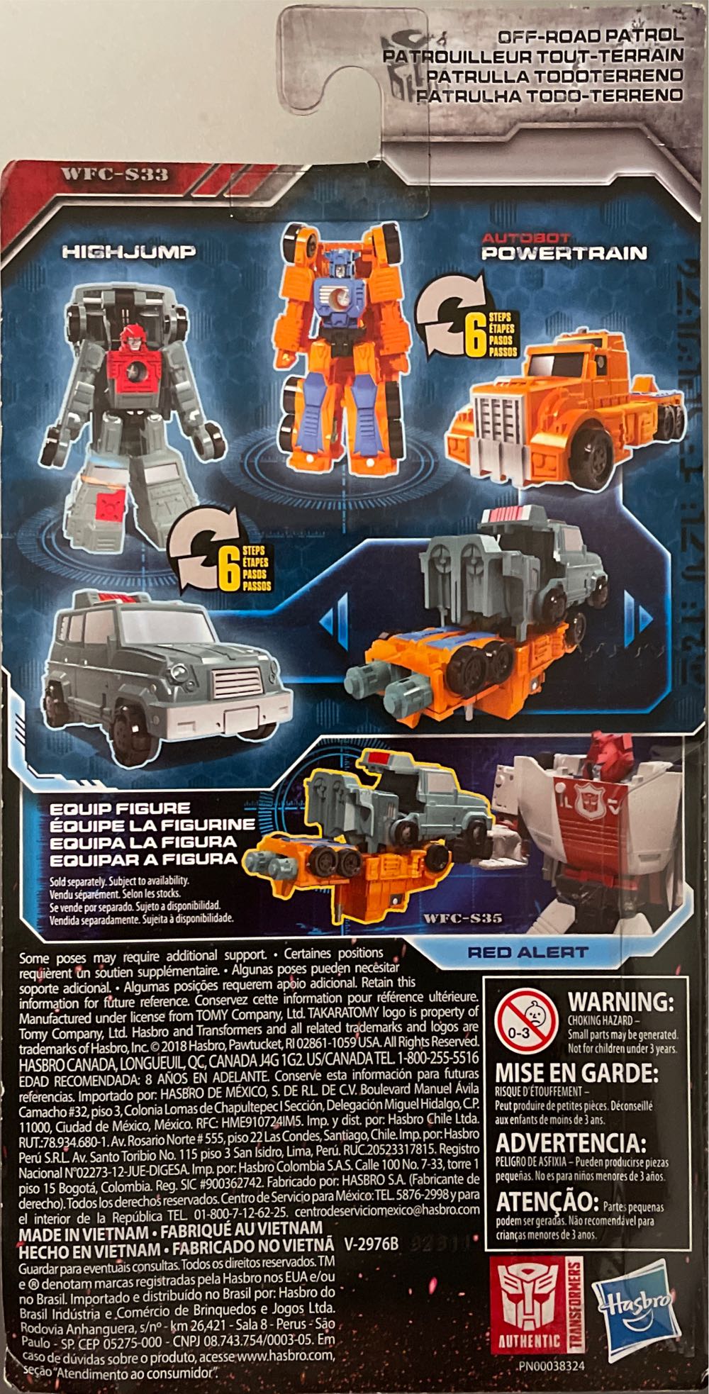WFC S33 Powertrain & Highjump - Hasbro / Takara Tomy (Transformers Siege) action figure collectible [Barcode 630509769940] - Main Image 4