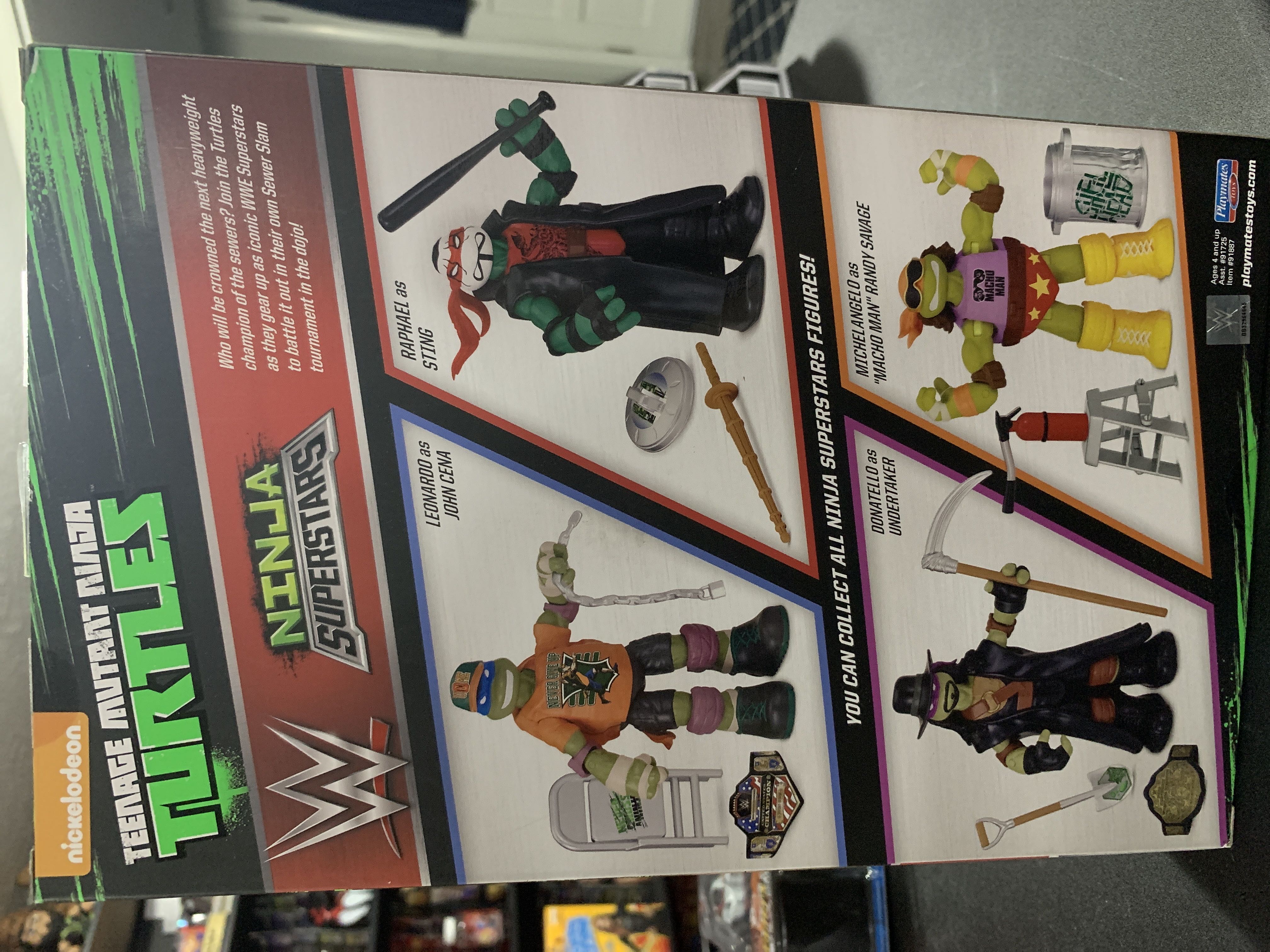 WWE TMNT Undertaker - Viacom (TMNT WWE) action figure collectible [Barcode 043377918875] - Main Image 2