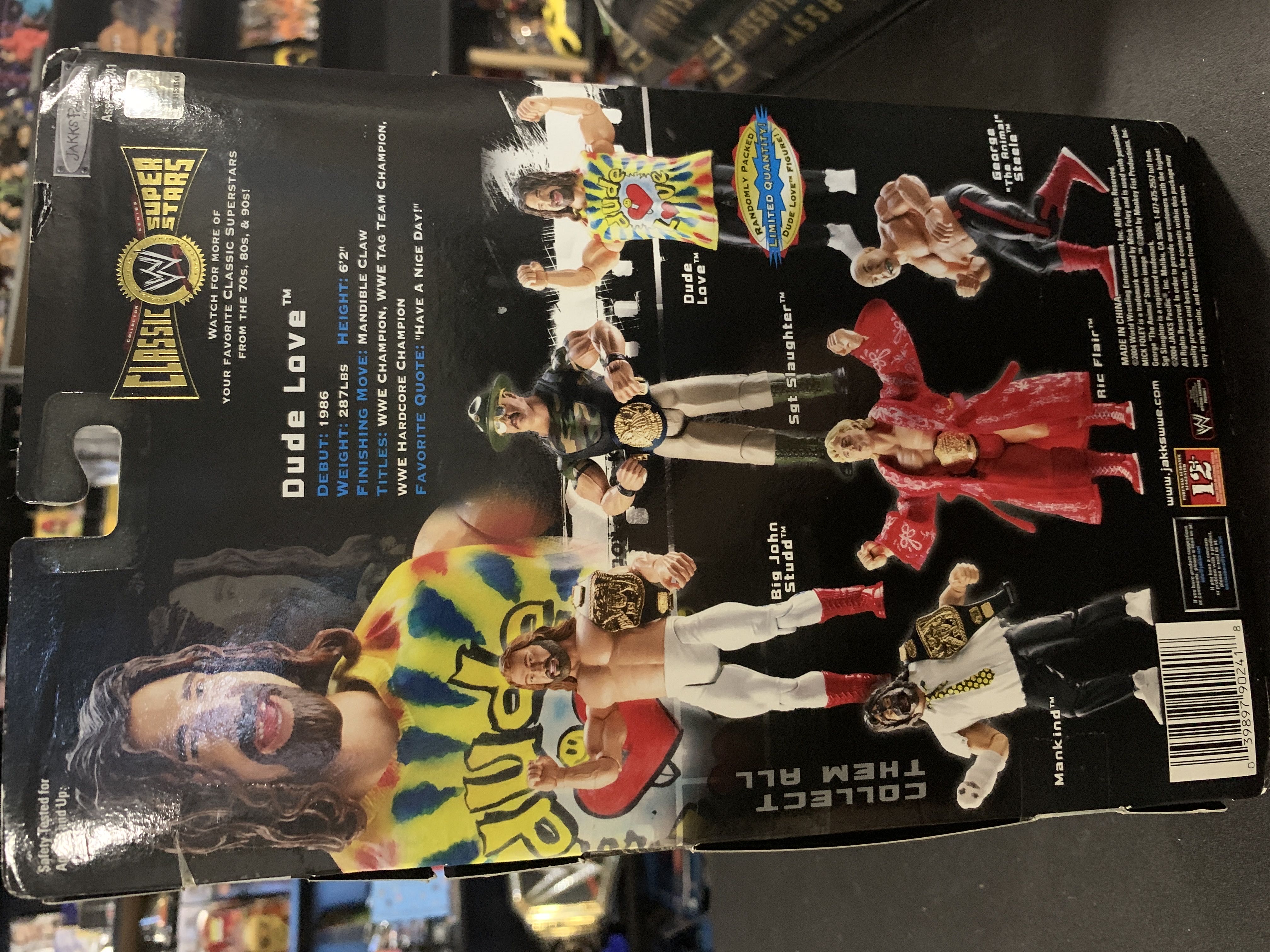 Dude Love - JAKKS Pacific, Inc. (WWE Classic Superstars) action figure collectible [Barcode 039897902418] - Main Image 2