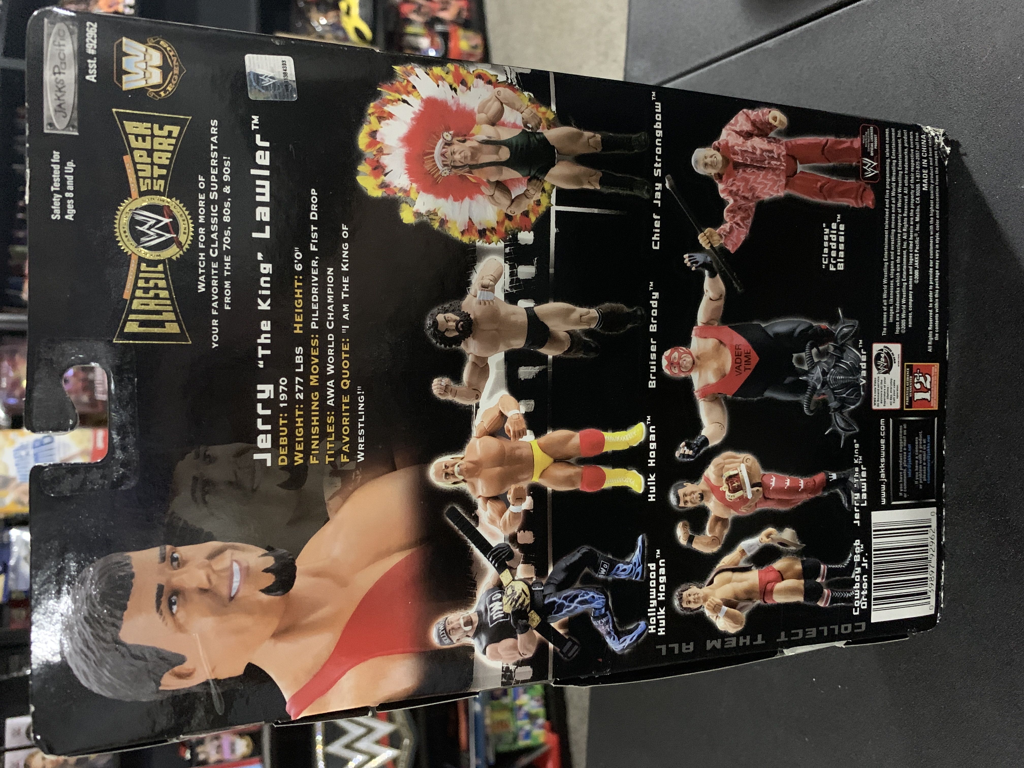 Jerry “The King” Lawler - Jakks Classic Superstars - Jakks Pacific (Wwe Wrestling) action figure collectible [Barcode 039897929620] - Main Image 2