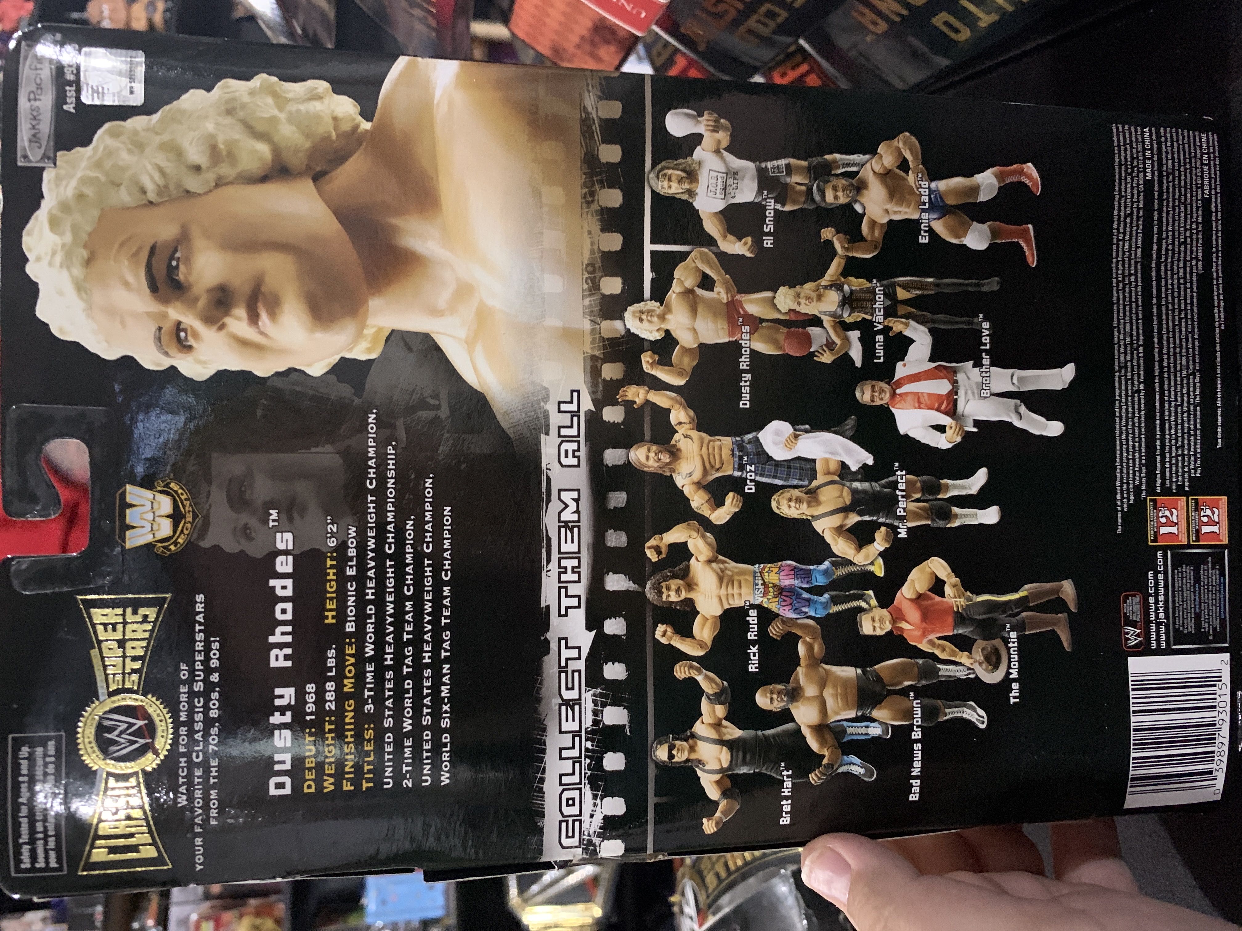 Dusty Rhodes Loose Figure - JAKKS Pacific, Inc. (WWE Classic Superstars) action figure collectible [Barcode 039897930152] - Main Image 2