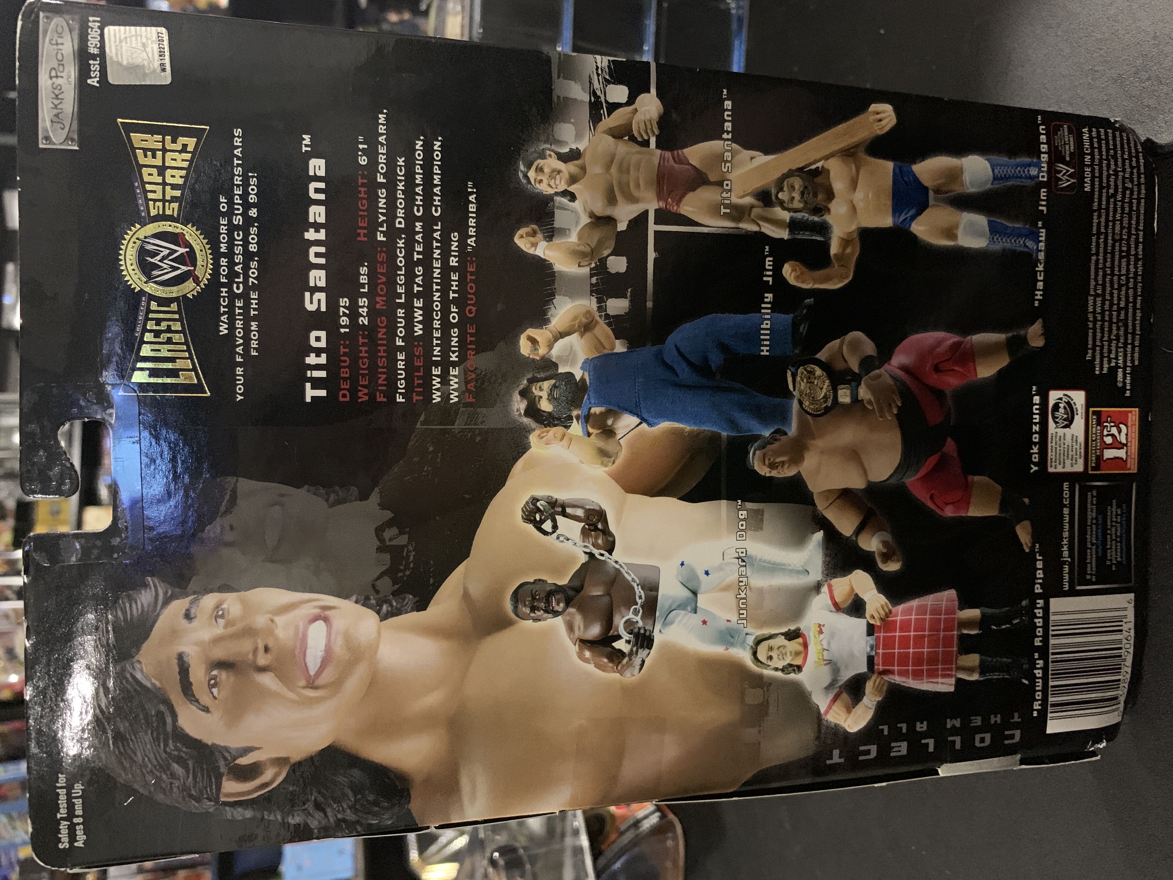WWE Classic Superstars: Tito Santana - JAKKS Pacific, Inc. (WWE Classic Superstars) action figure collectible [Barcode 039897906416] - Main Image 2