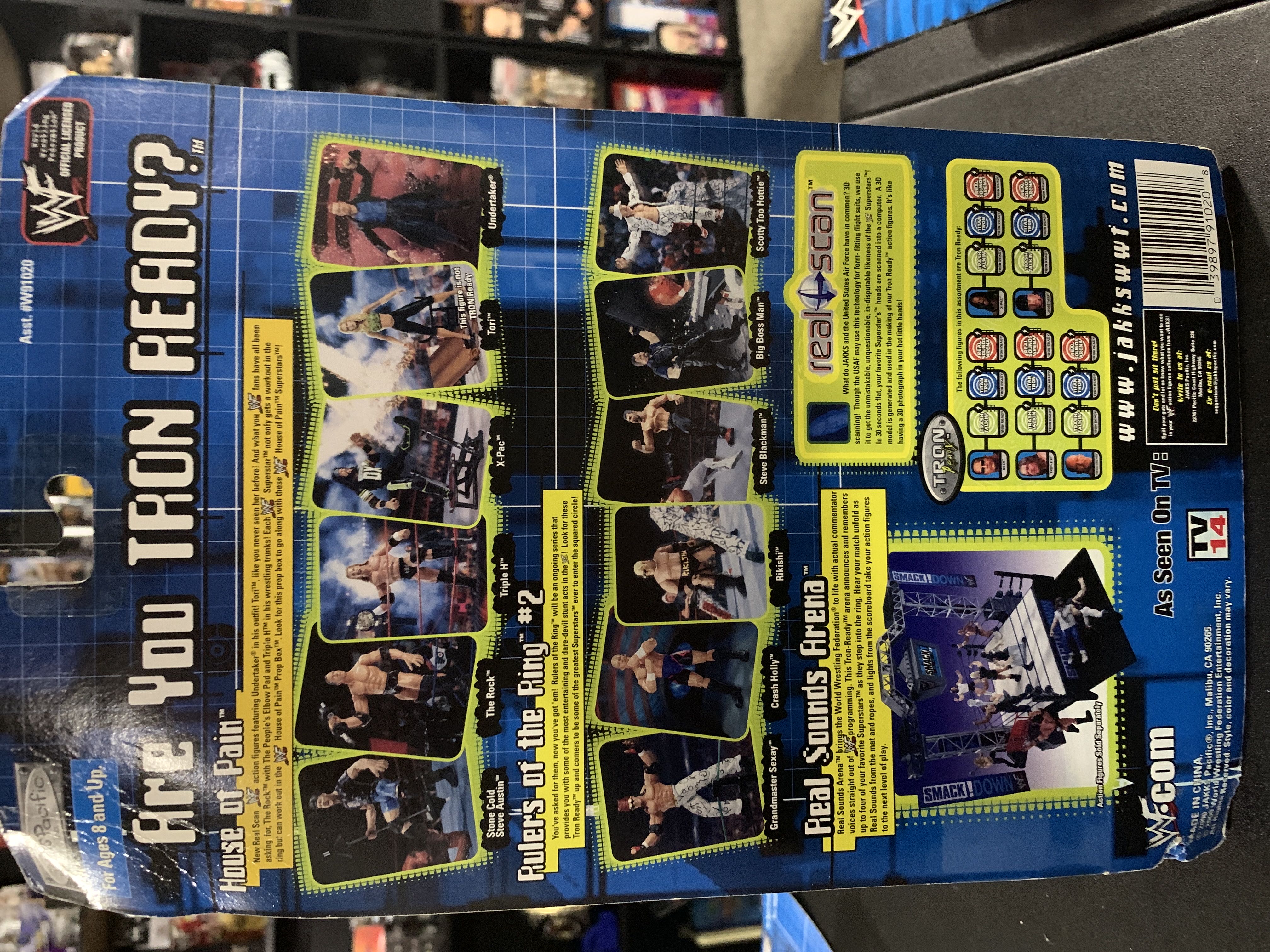 Stone Cold Steve Austin - JAKKS Pacific, Inc. (Smack Down) action figure collectible [Barcode 039897910208] - Main Image 2