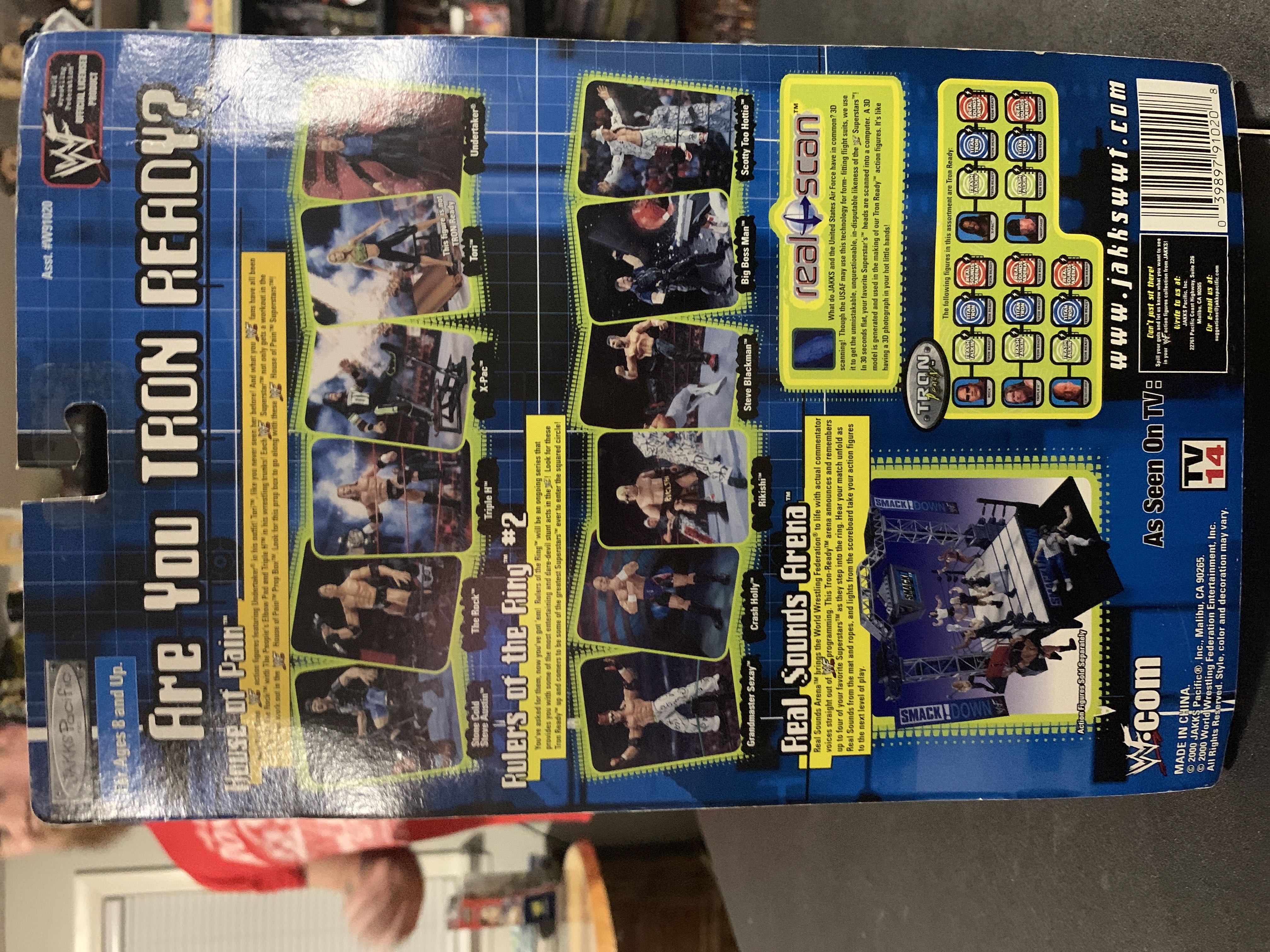 X-Pac - JAKKS Pacific, Inc. (Smack Down) action figure collectible [Barcode 039897910208] - Main Image 2