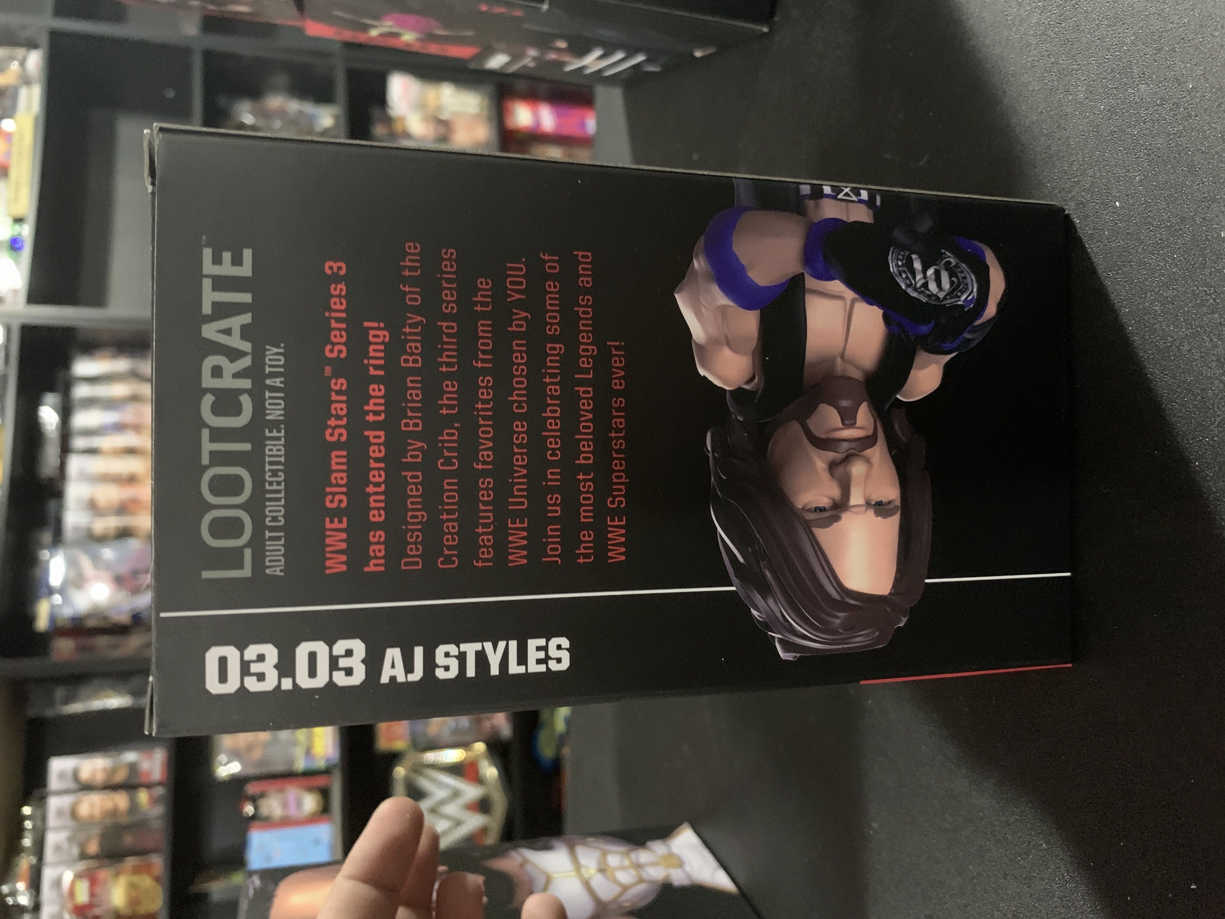 AJ Styles - The Creation Crib (Slam Stars) action figure collectible [Barcode 757347487949] - Main Image 2