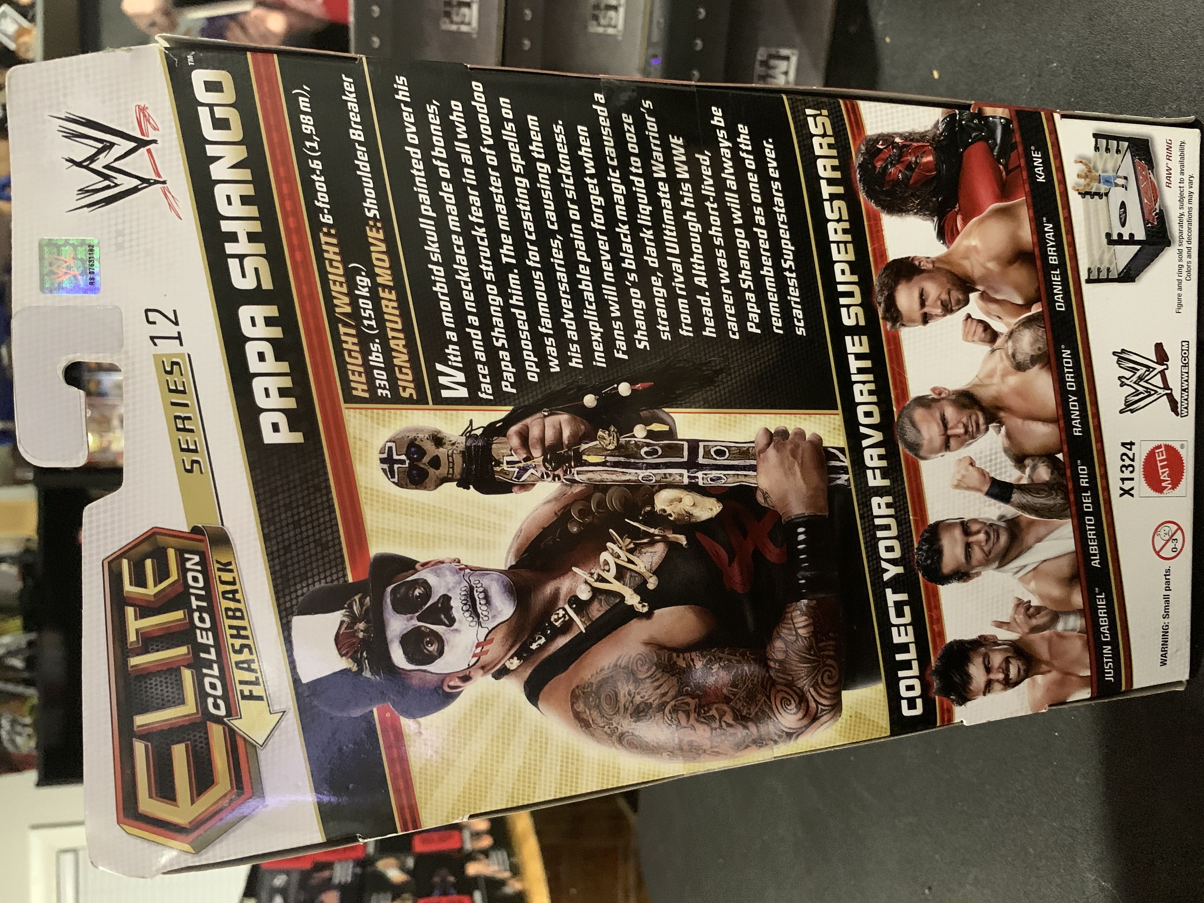 Papa Shango - Mattel (Elite Flashback) action figure collectible [Barcode 746775108137] - Main Image 2