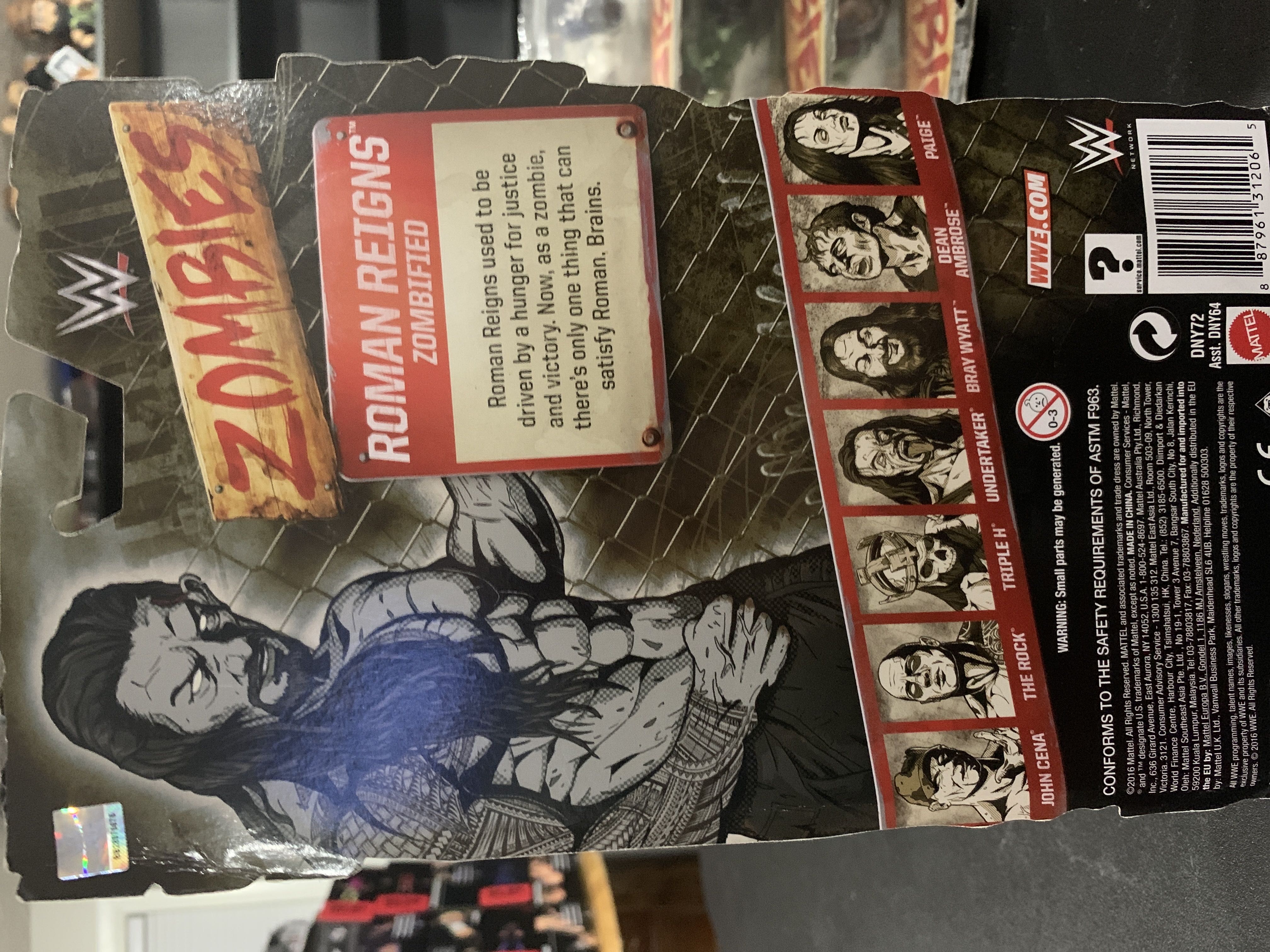 Roman Reigns - Mattel (Zombies) action figure collectible [Barcode 887961312065] - Main Image 2