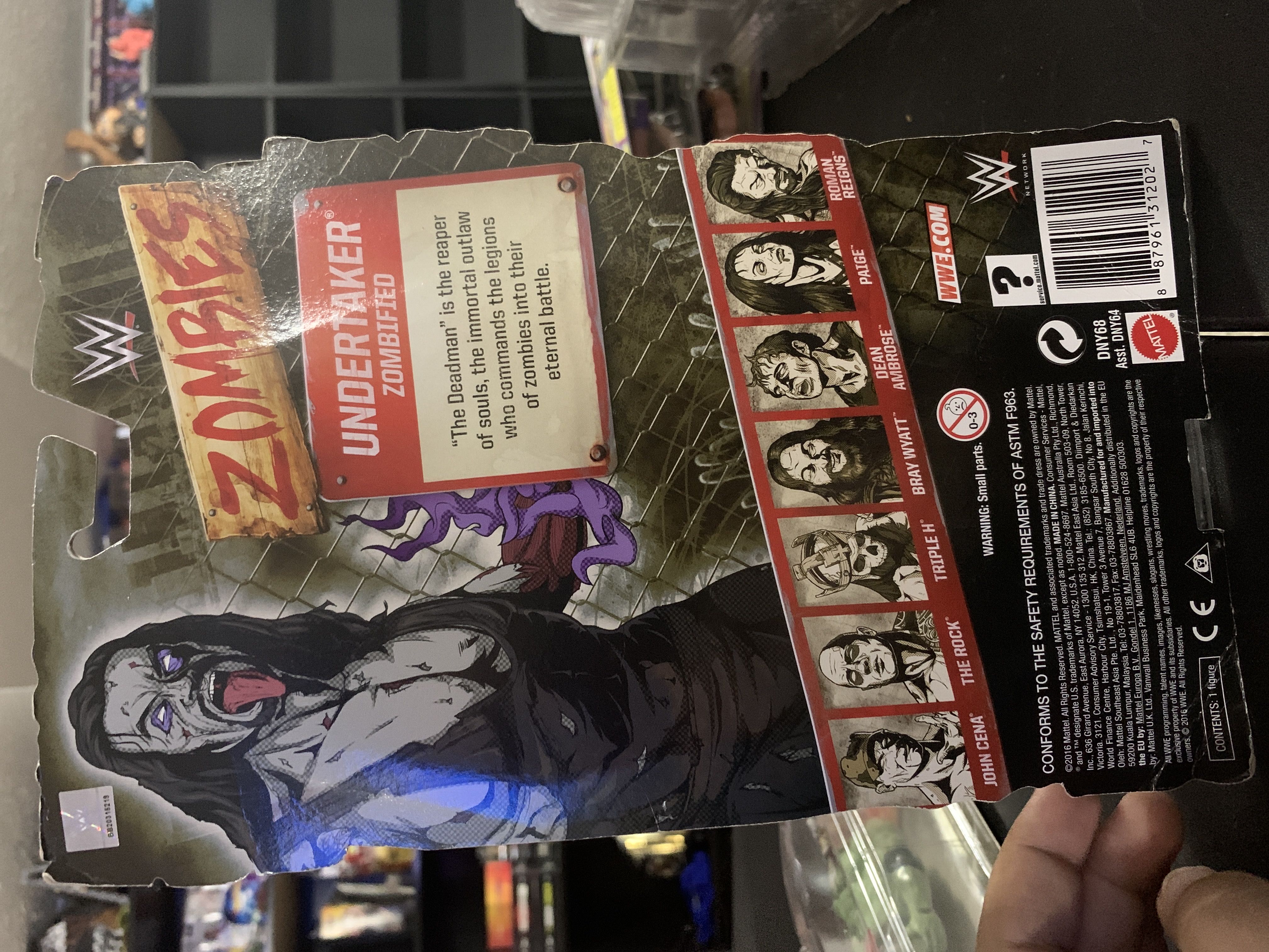 The Undertaker - Mattel (Zombies) action figure collectible [Barcode 887961312027] - Main Image 2