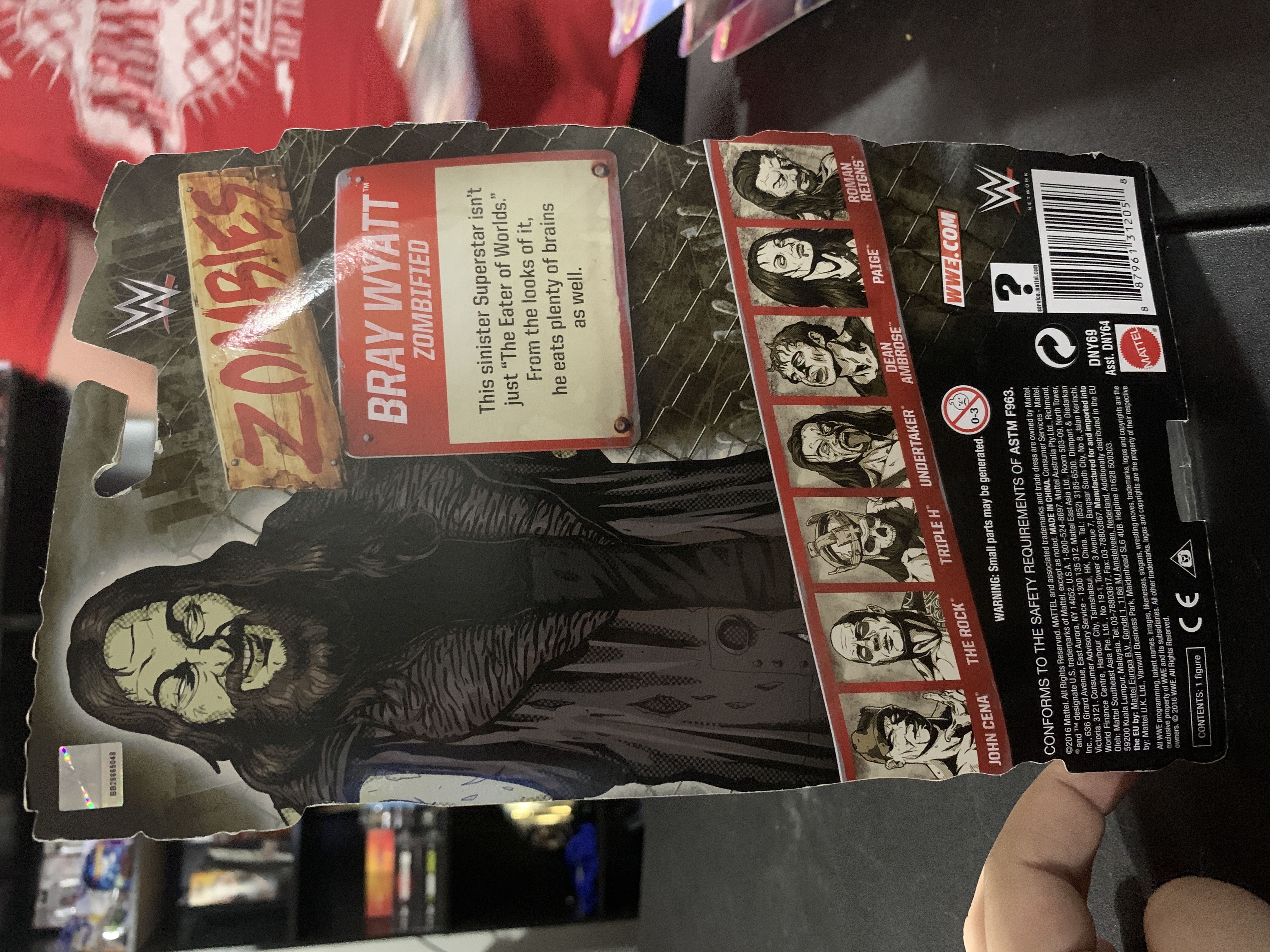 Bray Wyatt - Mattel (Zombies) action figure collectible [Barcode 887961312058] - Main Image 2