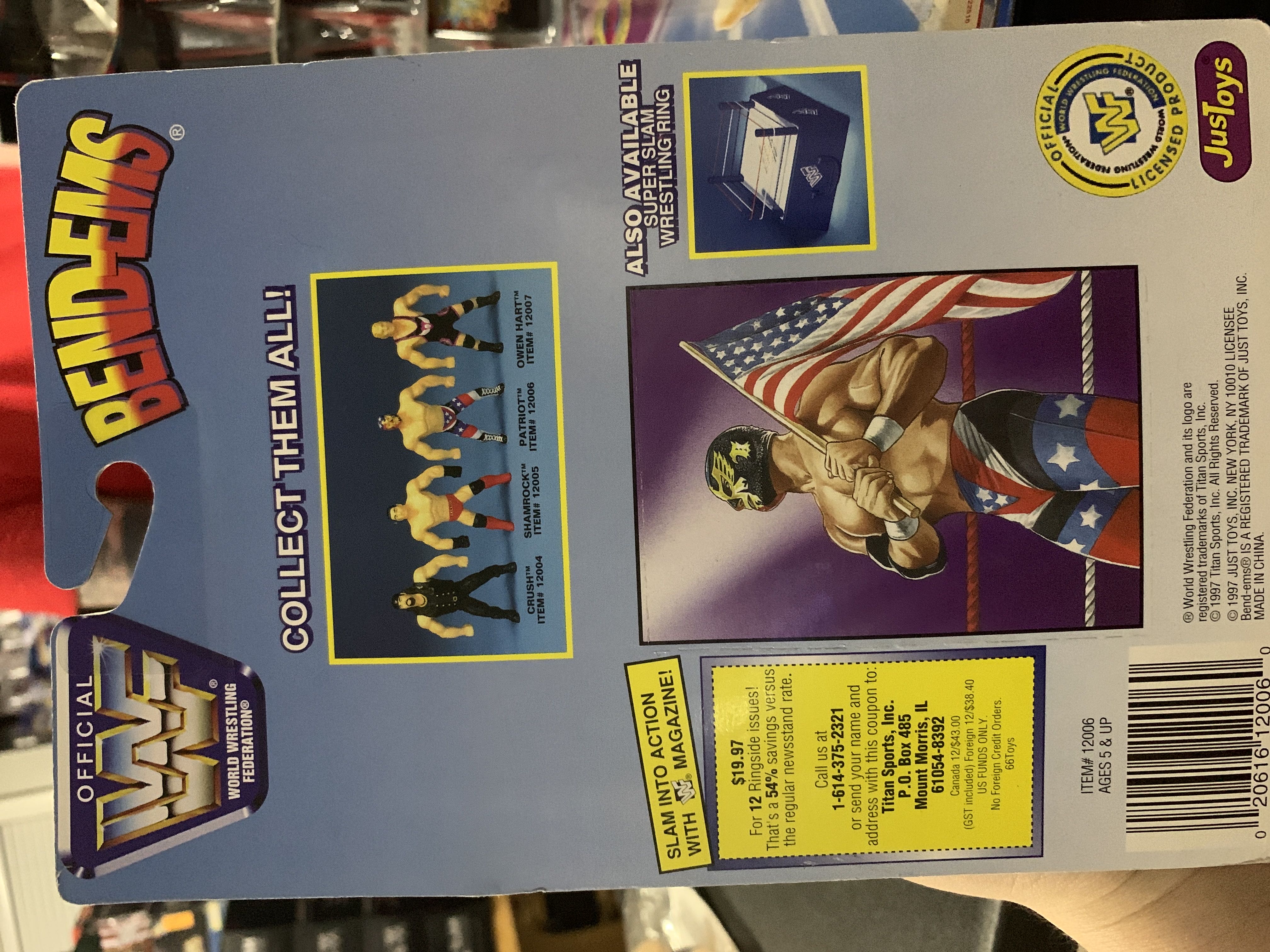 WCW JustToys Twistables Series: Barry Windham - WCW JustToys Twistables Series (WCW JustToys Twistables Series) action figure collectible [Barcode 020616120060] - Main Image 2