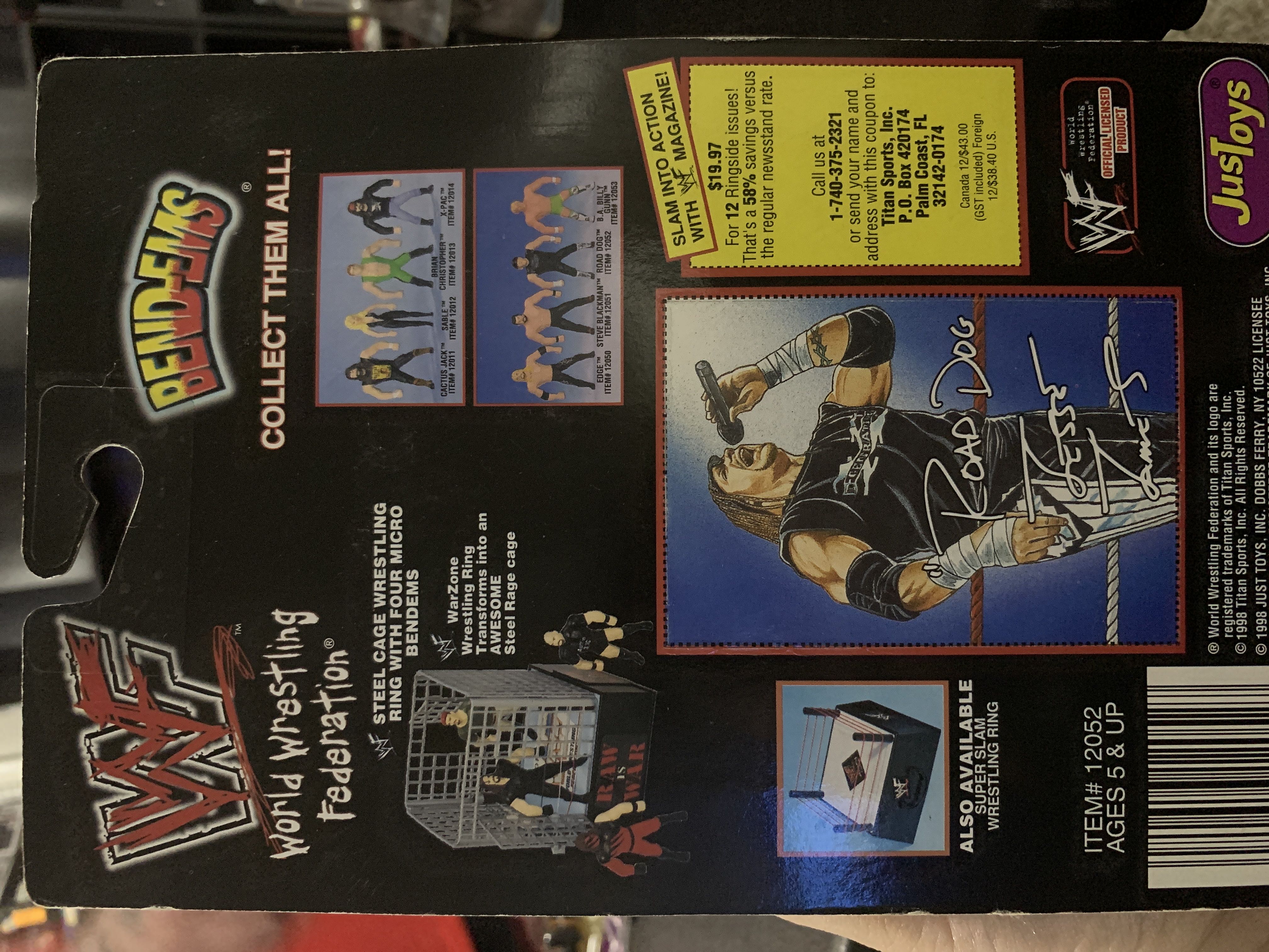 Road Dog - Justoys (Bend Ems) action figure collectible [Barcode 020616120527] - Main Image 2