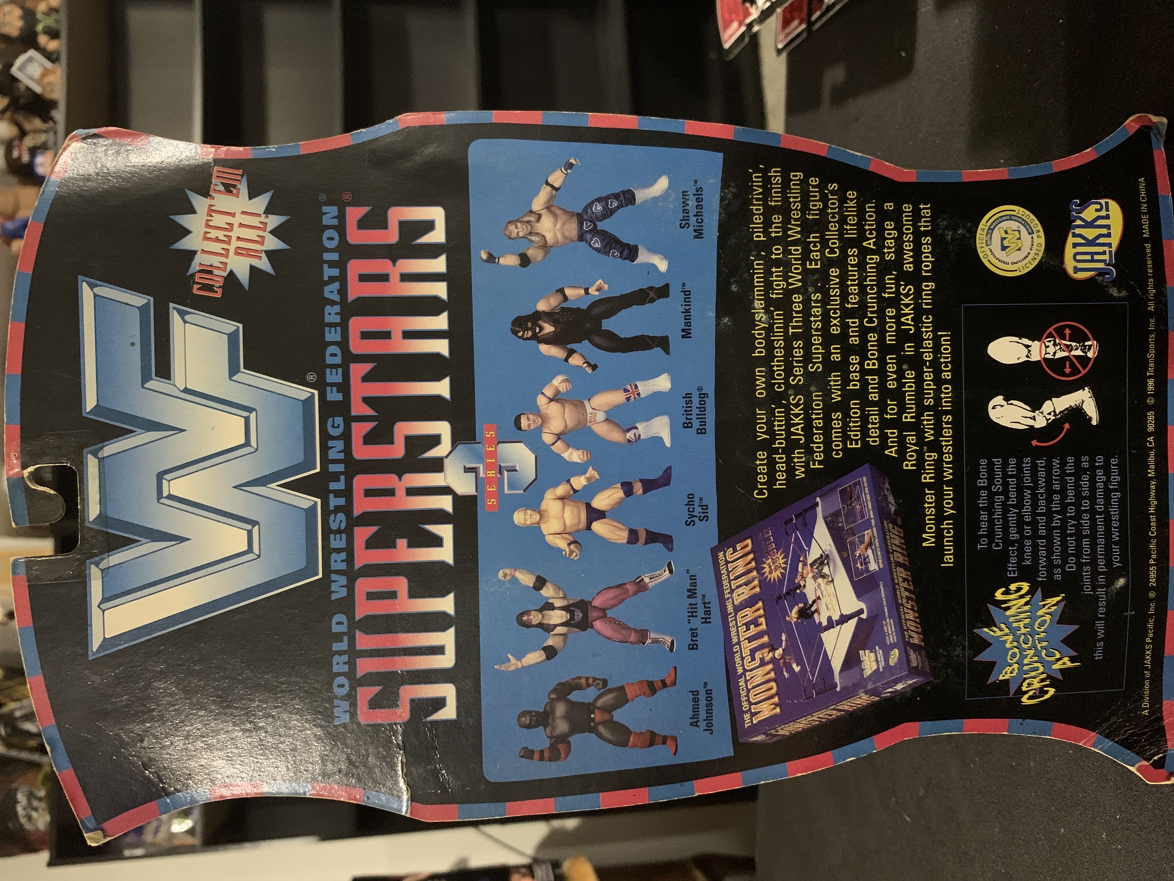 Sycho Sid - JAKKS Pacific, Inc. (WWF Superstars) action figure collectible [Barcode 039897805016] - Main Image 2