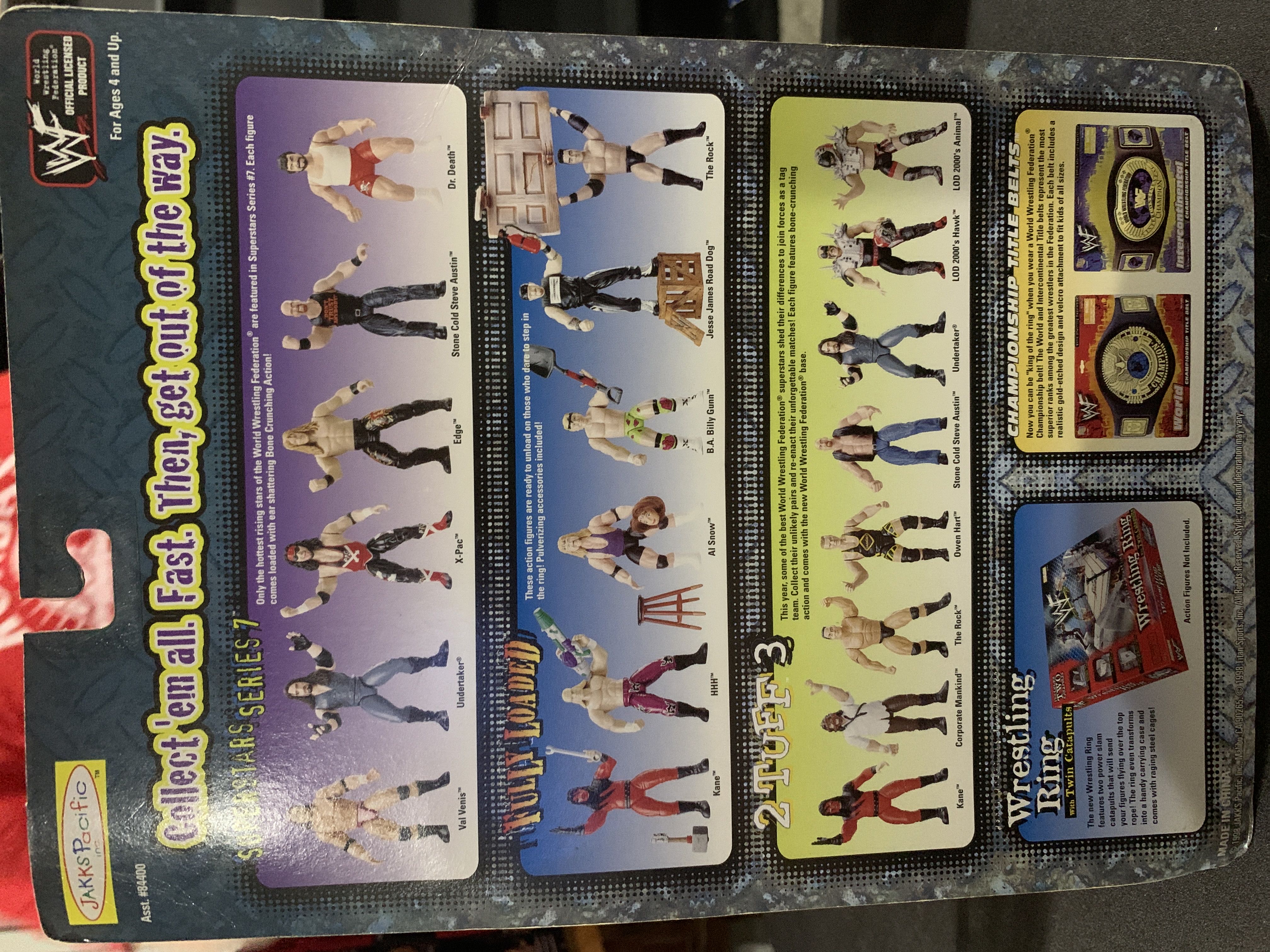 Val Venis: WWF Jakks Pacific BCA Wrestlemania XV Superstars Series 7 - WWF Jakks Pacific BCA (WWF Jakks Pacific BCA Wrestlemania XV Superstars Series 7) action figure collectible [Barcode 039897844053] - Main Image 2