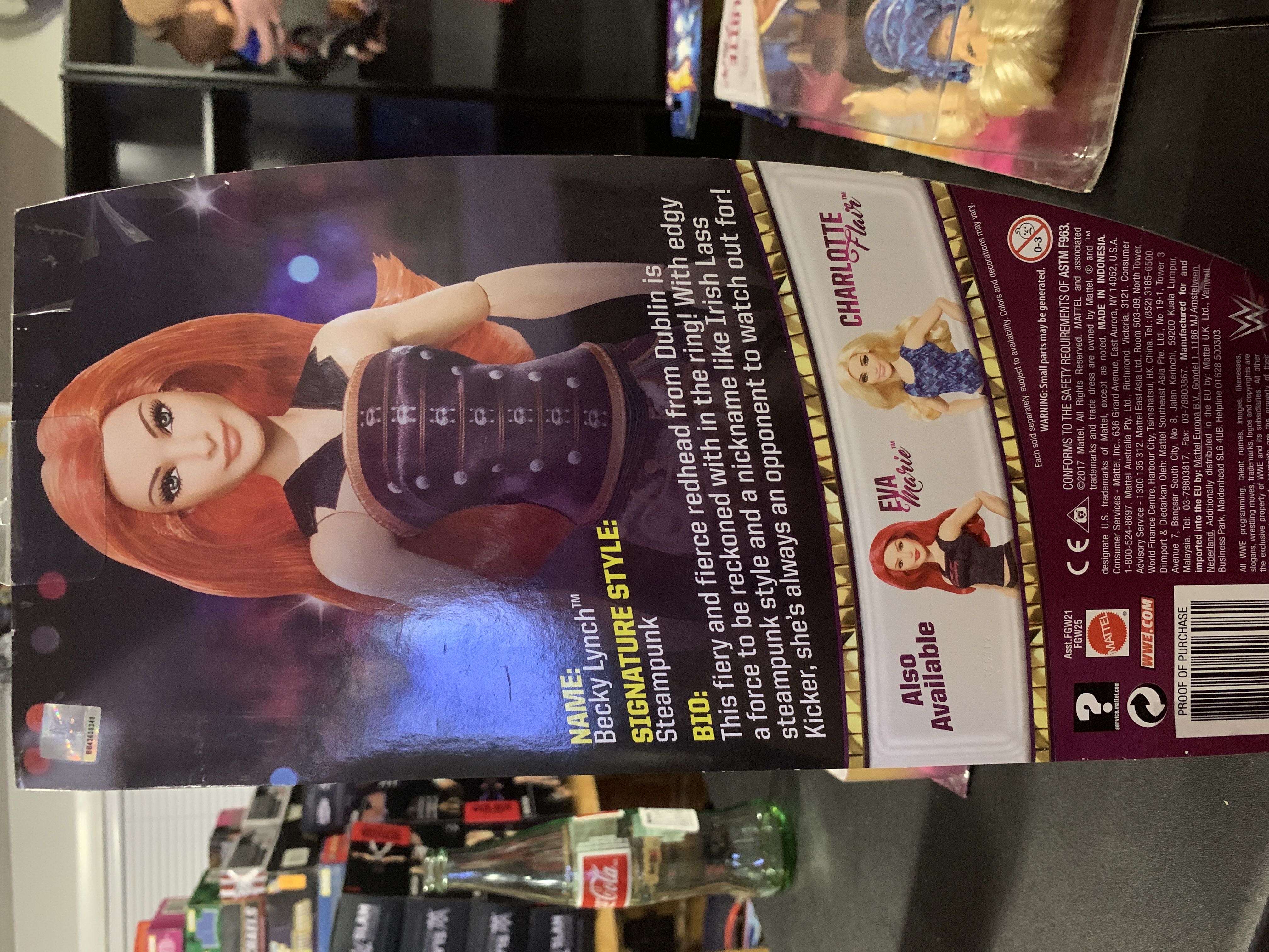 WWE: Becky Lynch - Mattel (Barbie) action figure collectible [Barcode 887961516081] - Main Image 2