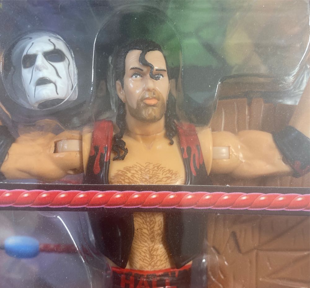 Scott Hall [Black & White] - Toy Biz (WCW - Toy Biz) action figure collectible [Barcode 035112770244] - Main Image 4