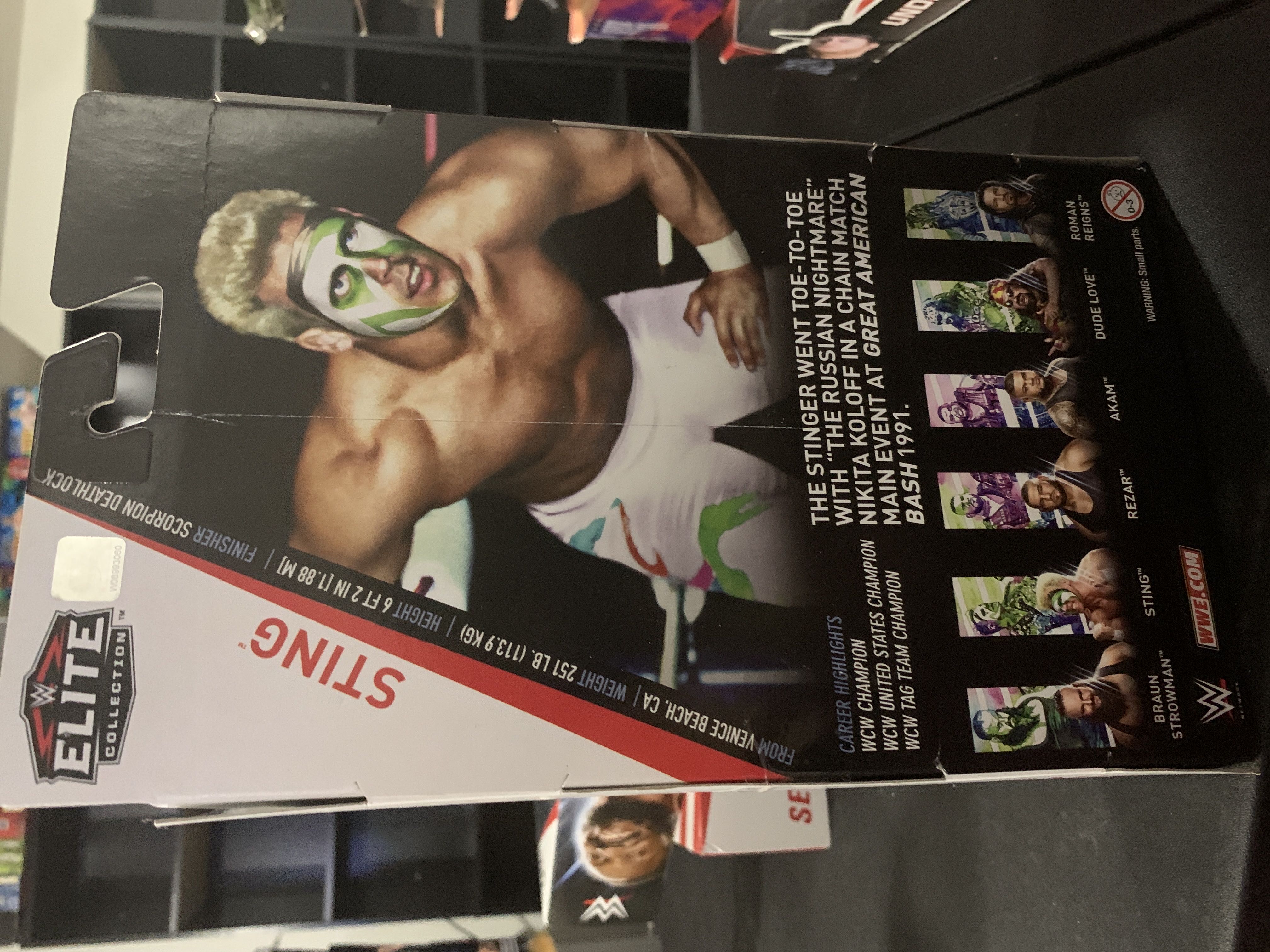 Sting - Mattel Wwe (WWE Mattel Elite Series 62) action figure collectible [Barcode 887961572865] - Main Image 2