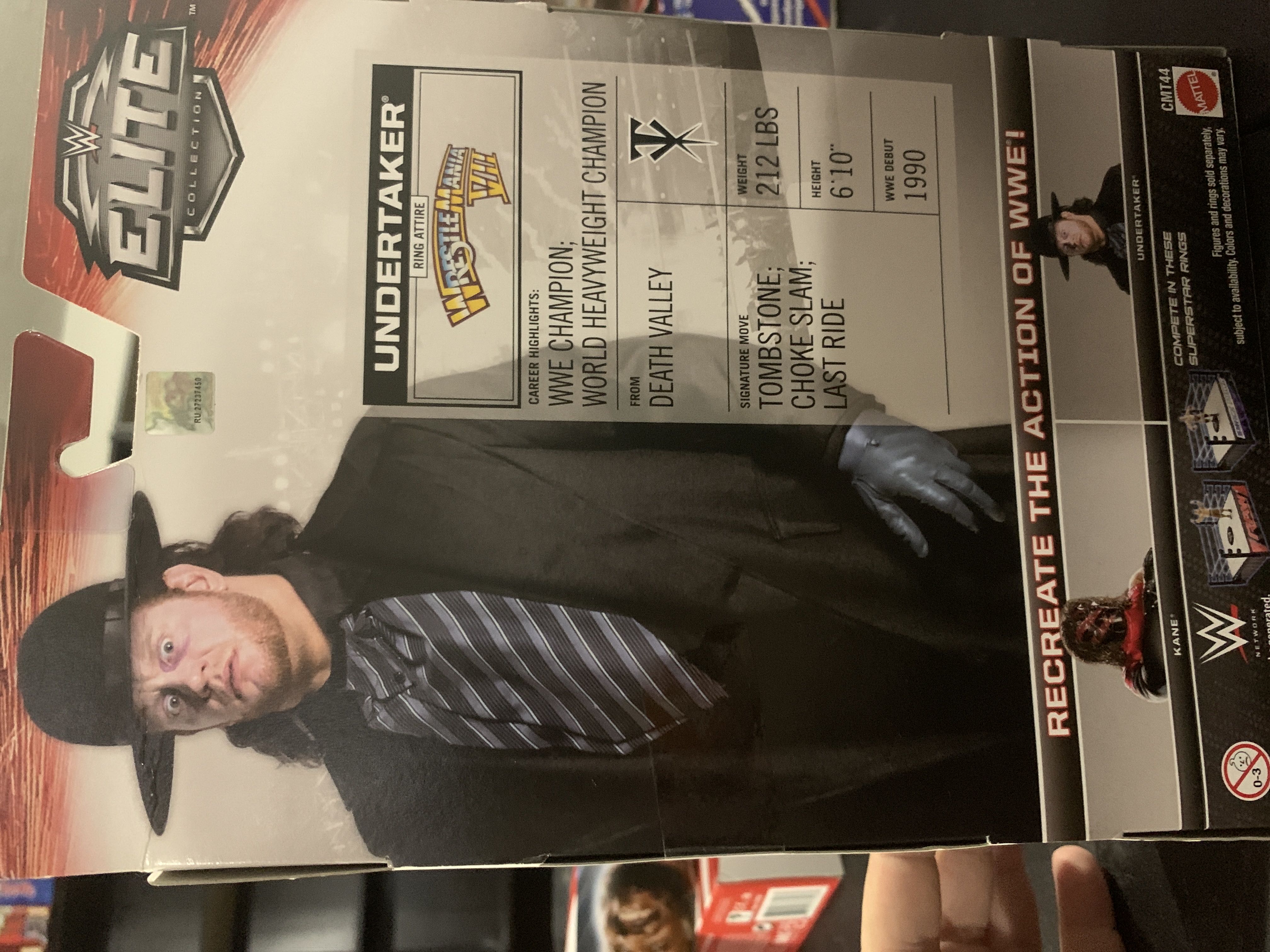 Undertaker (Elite Wrestlemania 34) - Mattel Wwe (WWE Elite Wrestlemania Heritage Series 34) action figure collectible [Barcode 887961164541] - Main Image 2