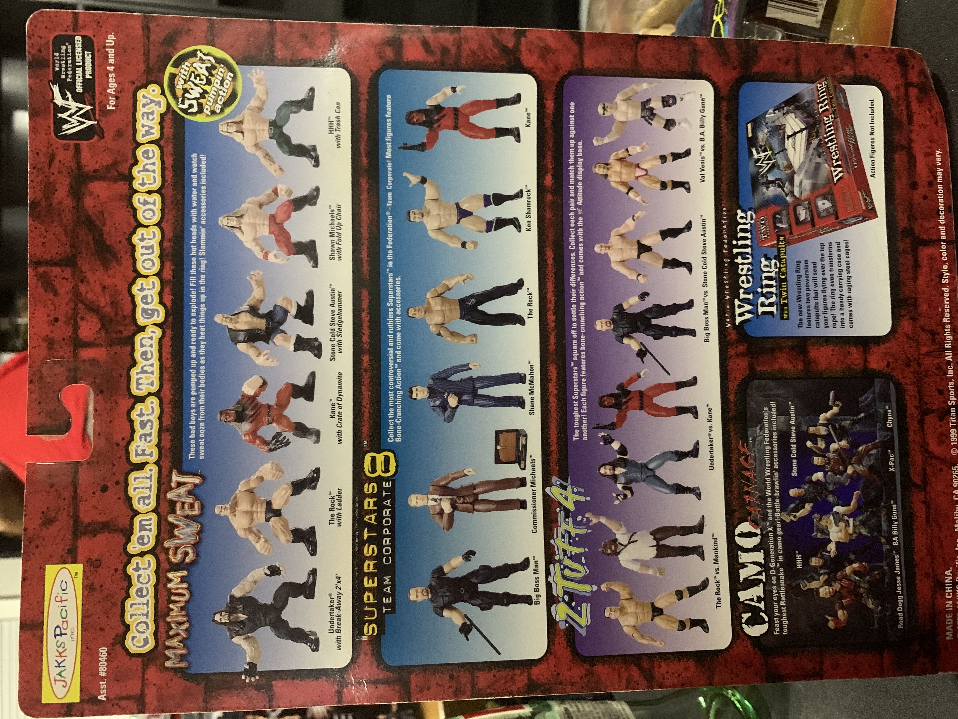 Stone Cold Steve Austin - Titan Sports (Summerslam ‘99) action figure collectible [Barcode 039897804668] - Main Image 2