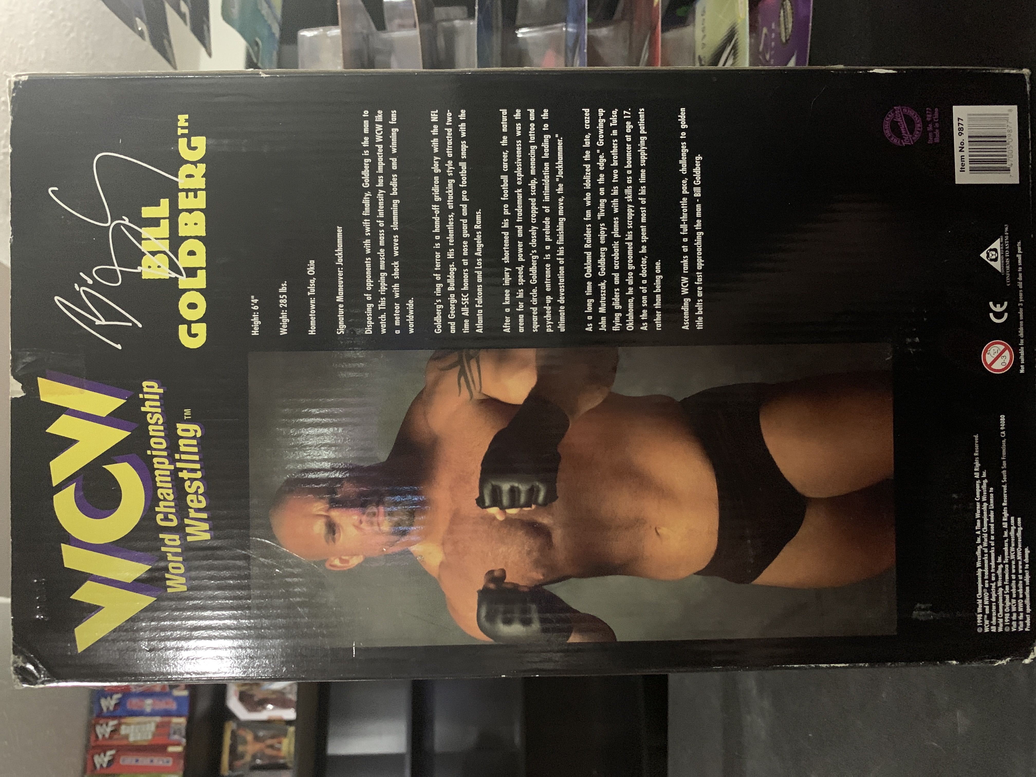 Goldberg - Original San Francisco Toymakers Inc (WCW Poseable Action Figure) action figure collectible [Barcode 747005098778] - Main Image 2