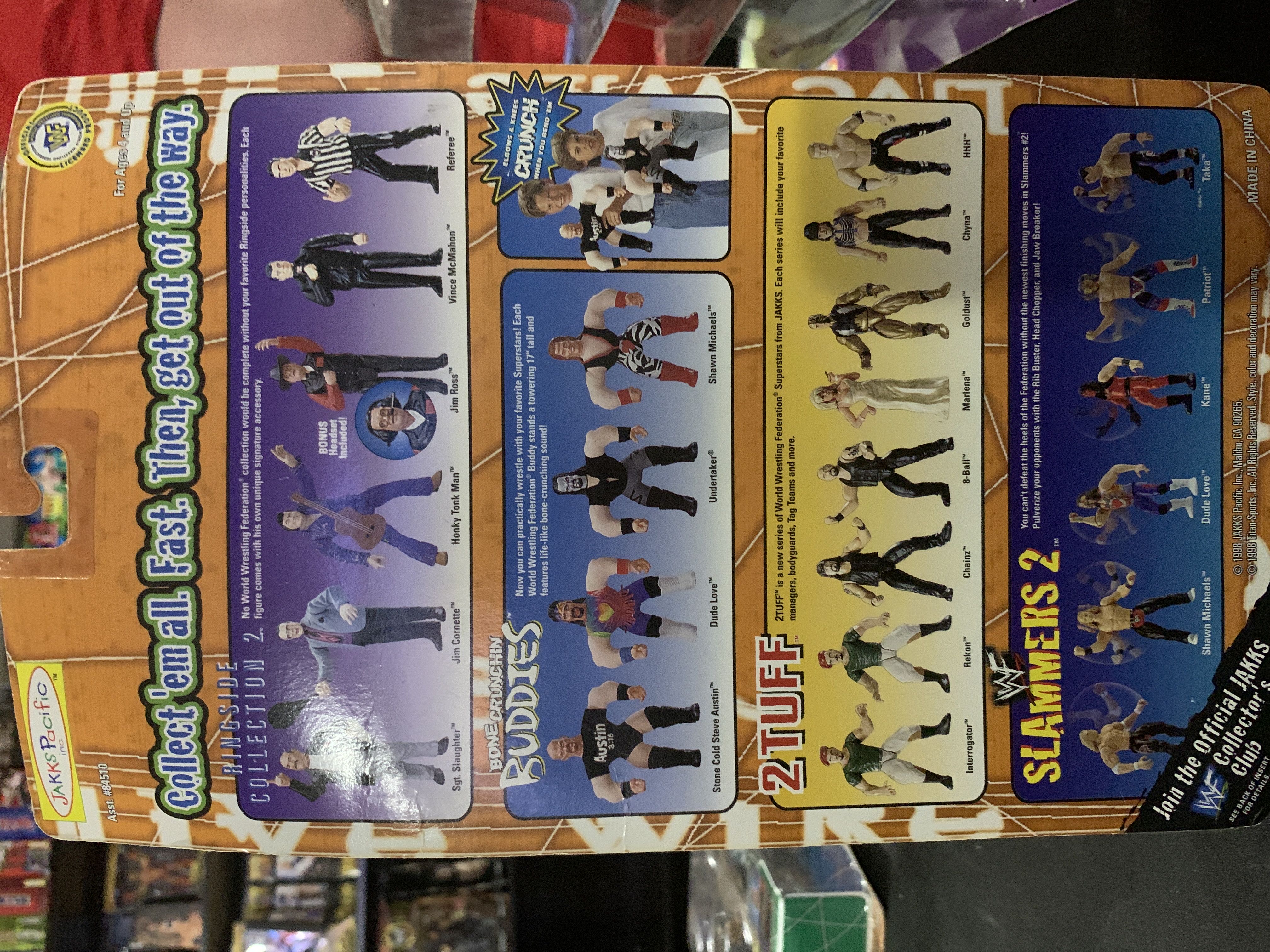 WWF Jakks Pacific BCA Live Wire Series 1: The Undertaker - WWF Jakks Pacific BCA (WWF Jakks Pacific BCA Live Wire Series 1) action figure collectible [Barcode 039897845111] - Main Image 2