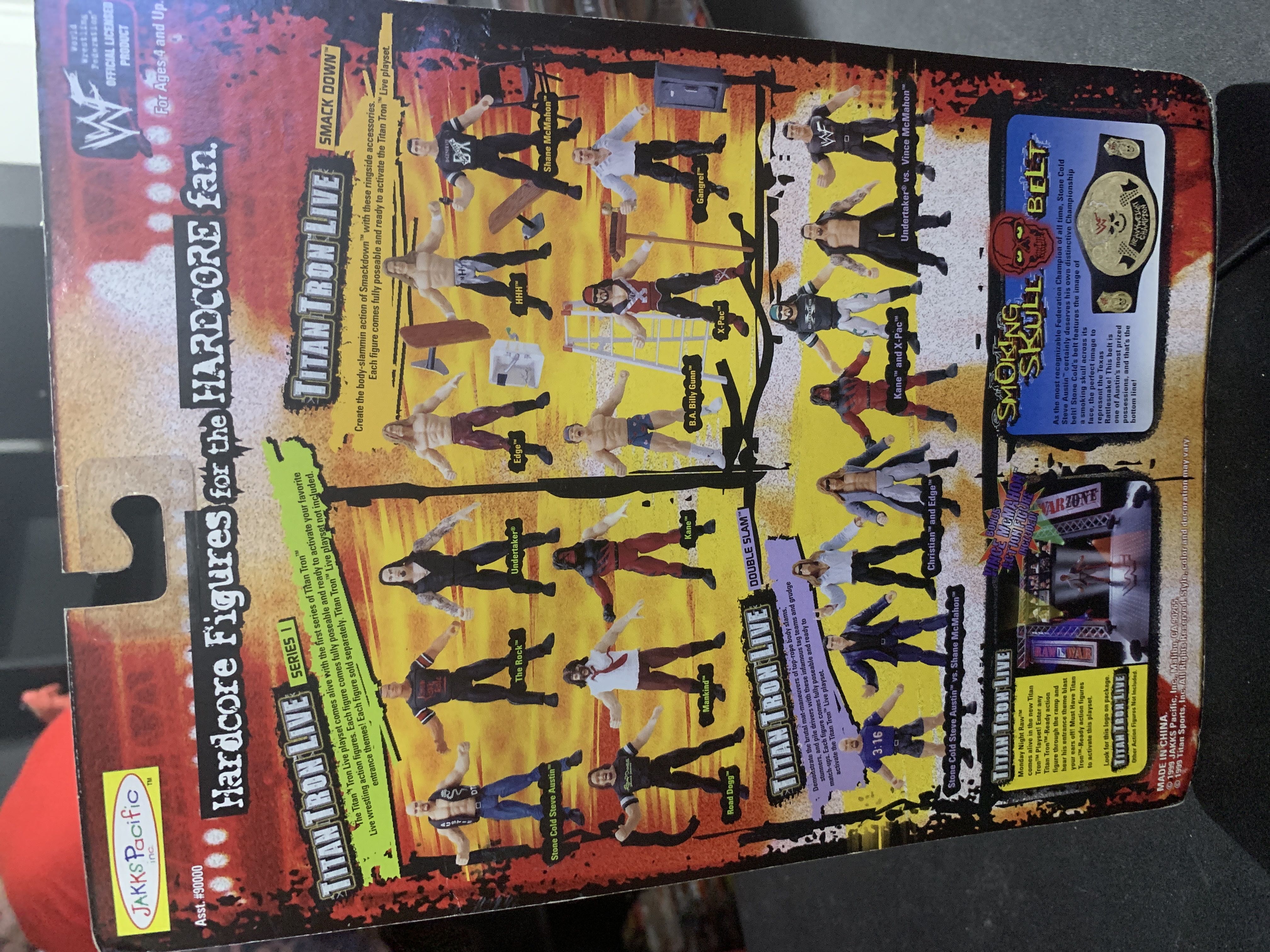 Stone Cold Steve Austin - JAKKS Pacific, Inc. (WWF Titan Tron Live Series 1) action figure collectible [Barcode 039897900001] - Main Image 2