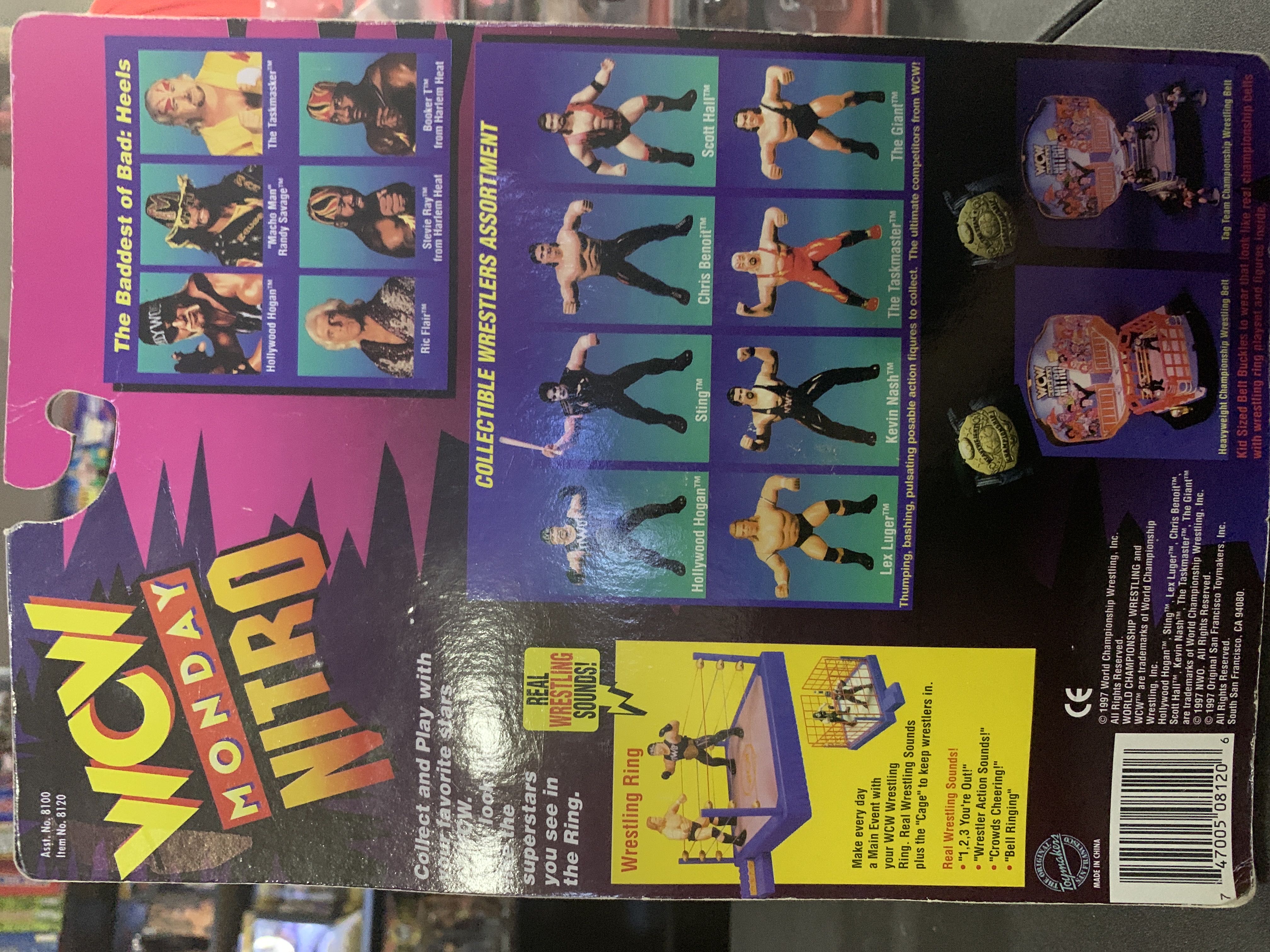 Stevie Ray - WCW Original San Francisco Toymakers Inc. (WCW Monday Nitro) action figure collectible [Barcode 747005081206] - Main Image 2