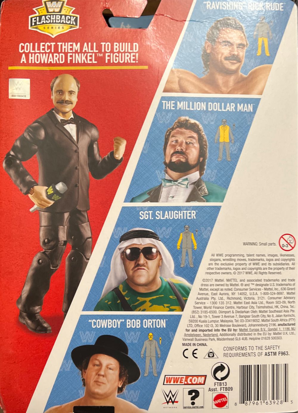 WWE “Cowboy” Bob Orton Jr. - Mattel (Basics) action figure collectible [Barcode 887961639285] - Main Image 2