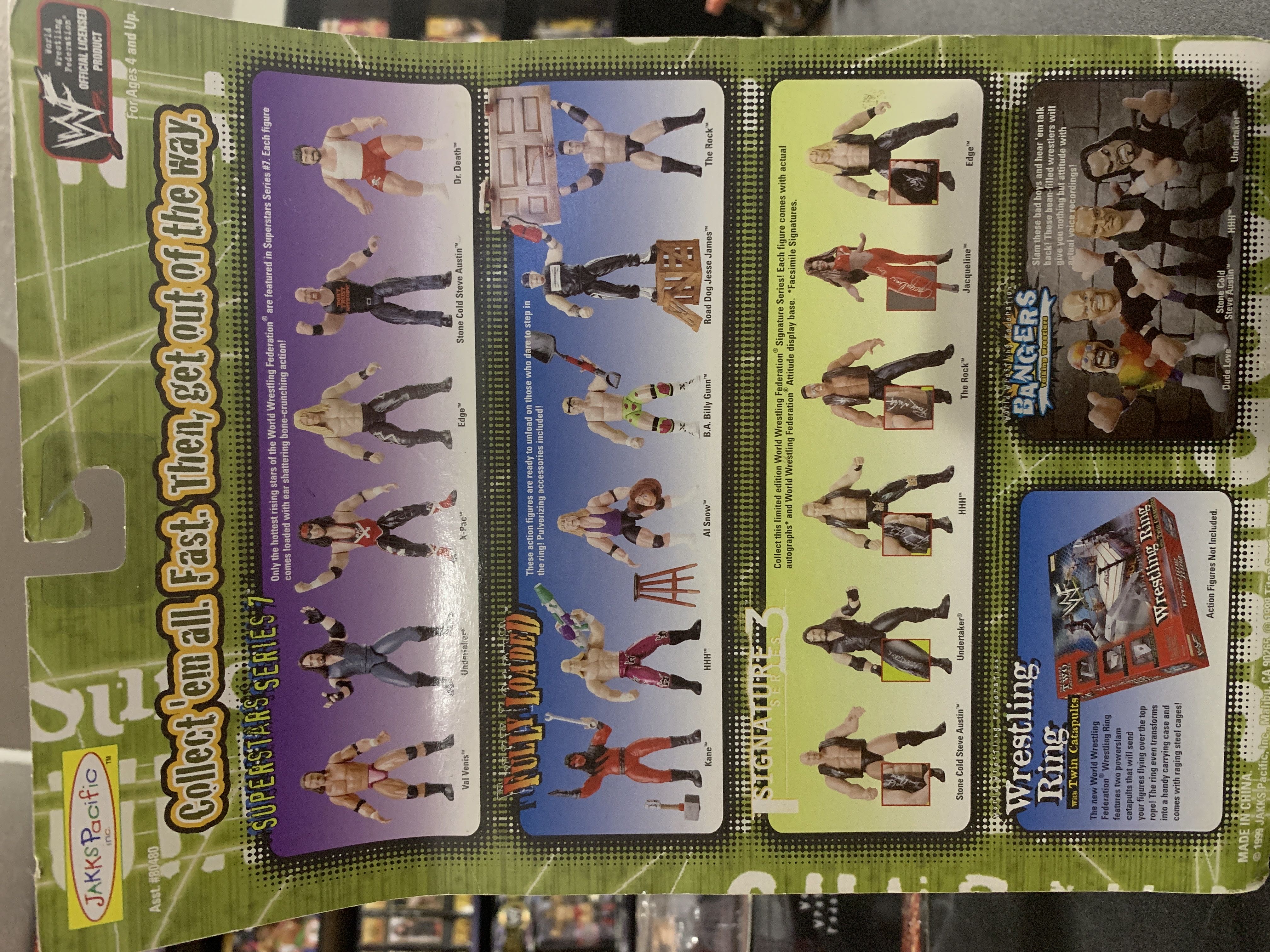 Jakks/WWF Stone Cold Steve Austin - JAKKS Pacific, Inc. (WWF Sunday Night Heat) action figure collectible [Barcode 039897804859] - Main Image 2