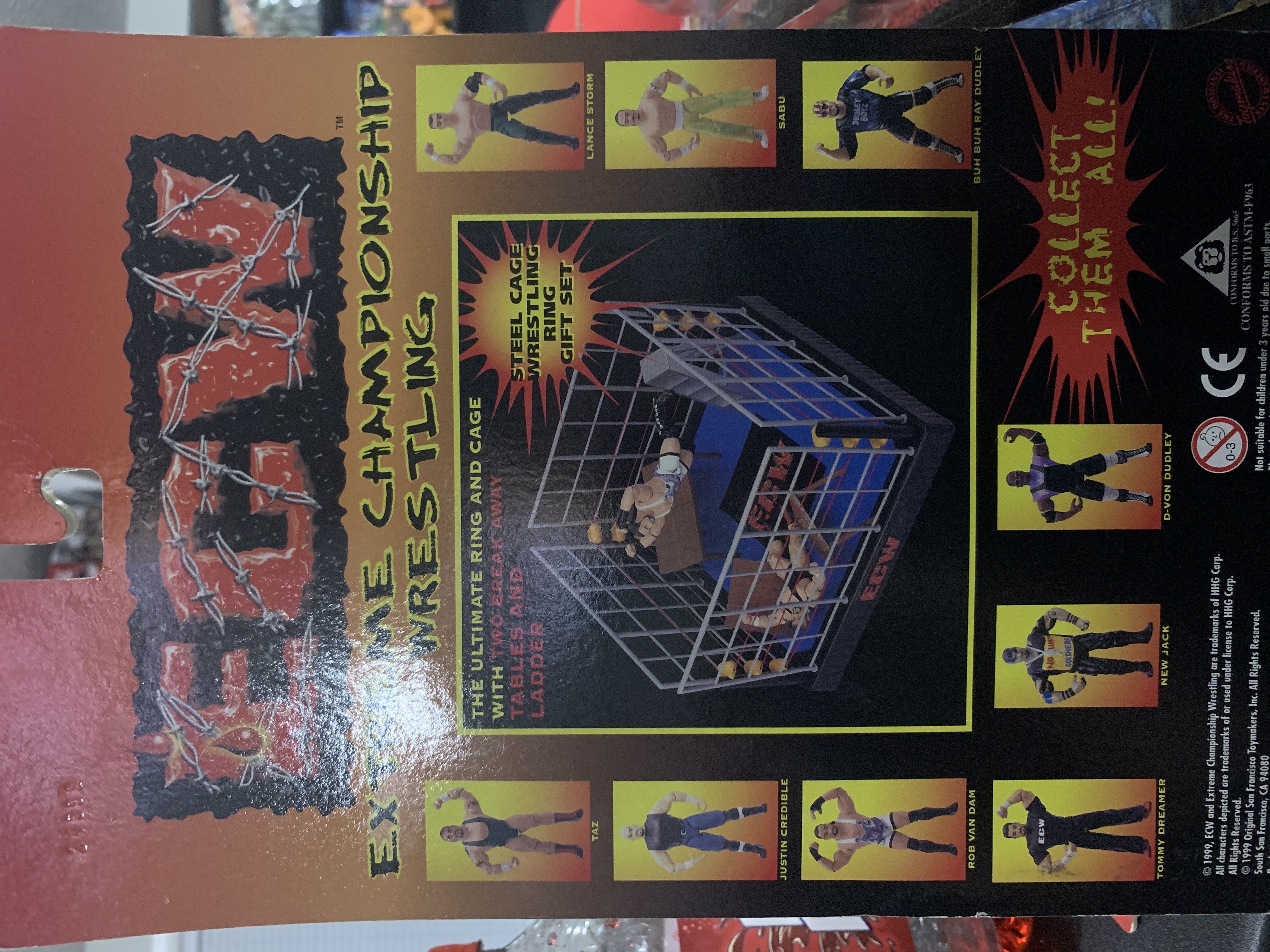 ECW OSFTM Series 2: D-Von Dudley - ECW Original San Francisco Toymakers, Inc. (ECW OSFTM Series 2) action figure collectible [Barcode 747005018097] - Main Image 2